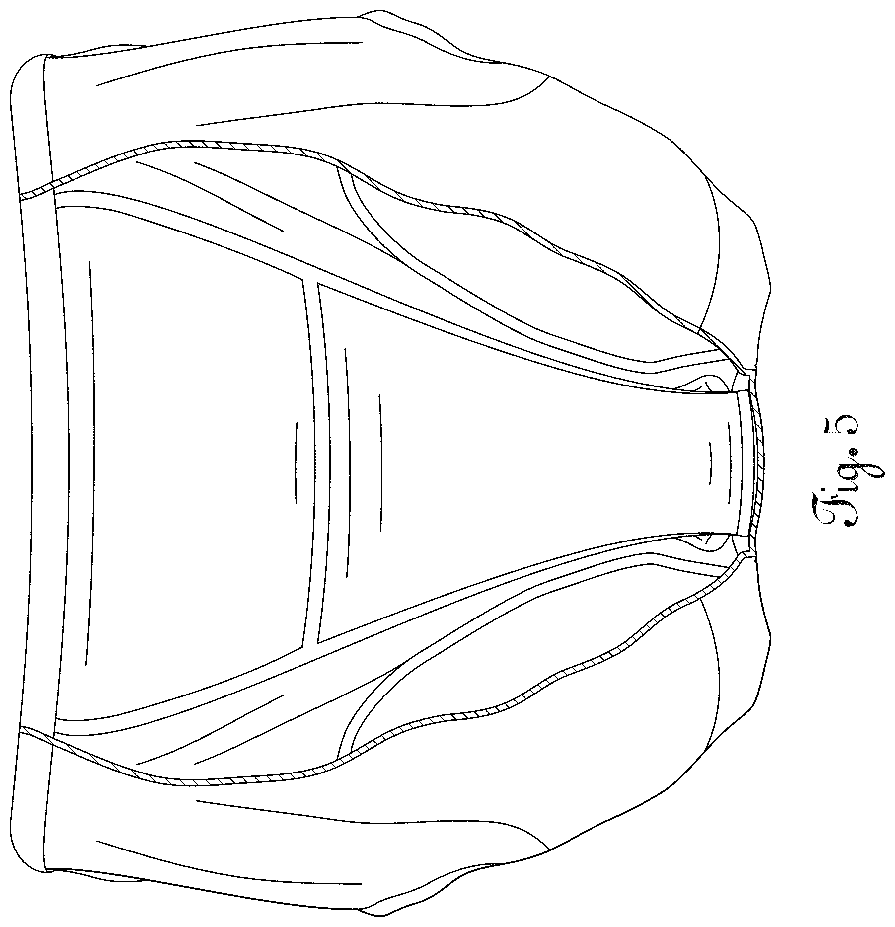 Patent USD1076330 Figure 5 – Pelvic floor support garment