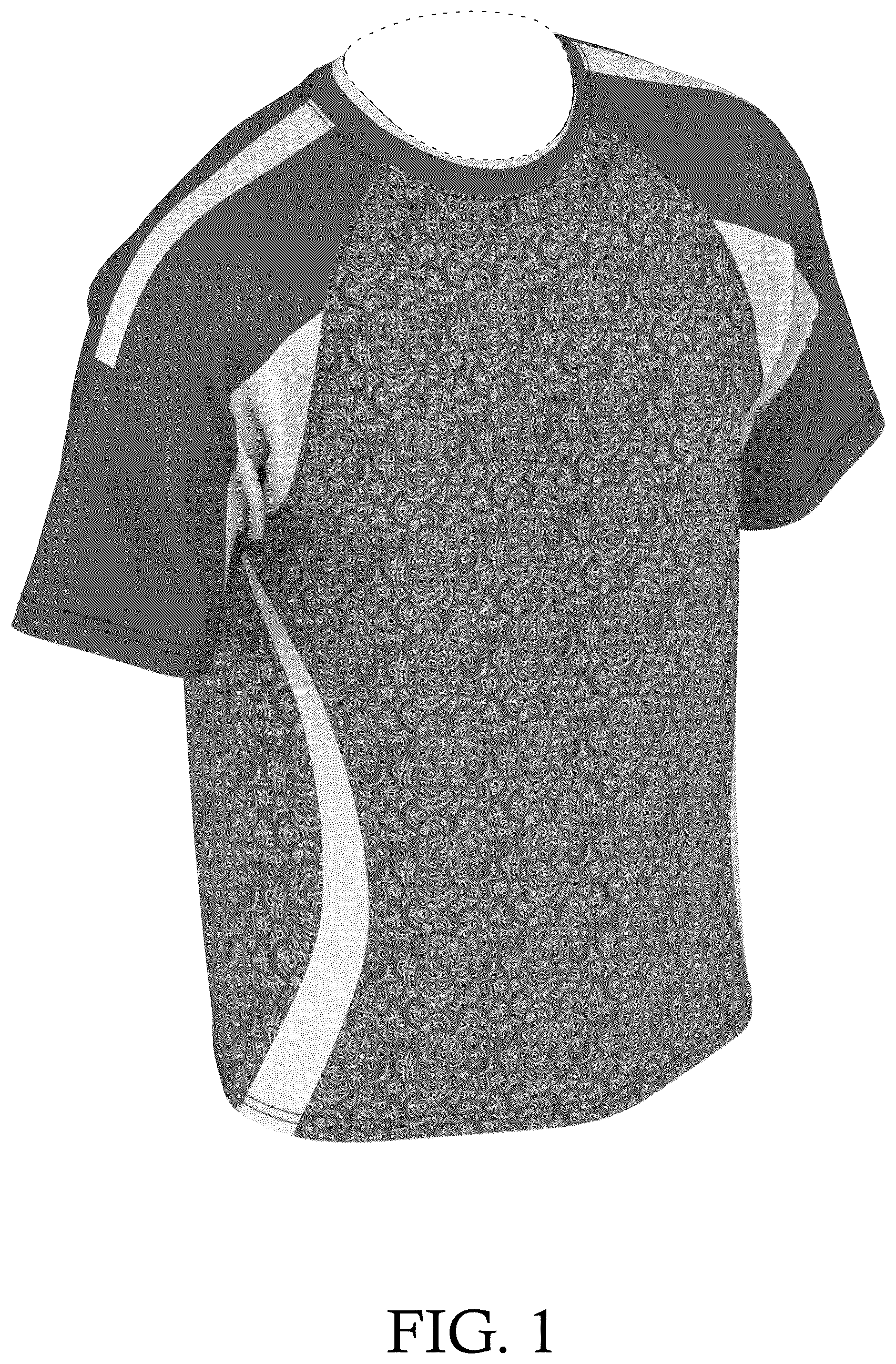 Patent USD1076332 Figure 1 – T-shirt