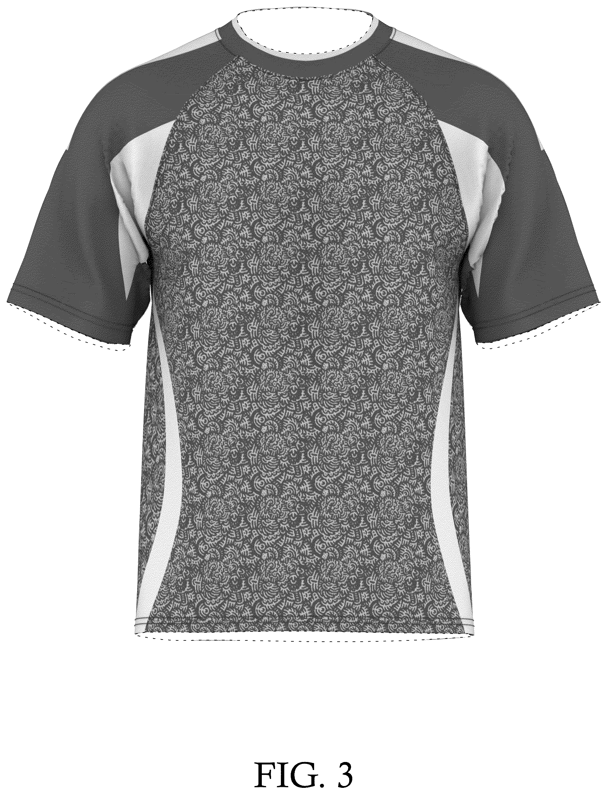 Patent USD1076332 Figure 3 – T-shirt