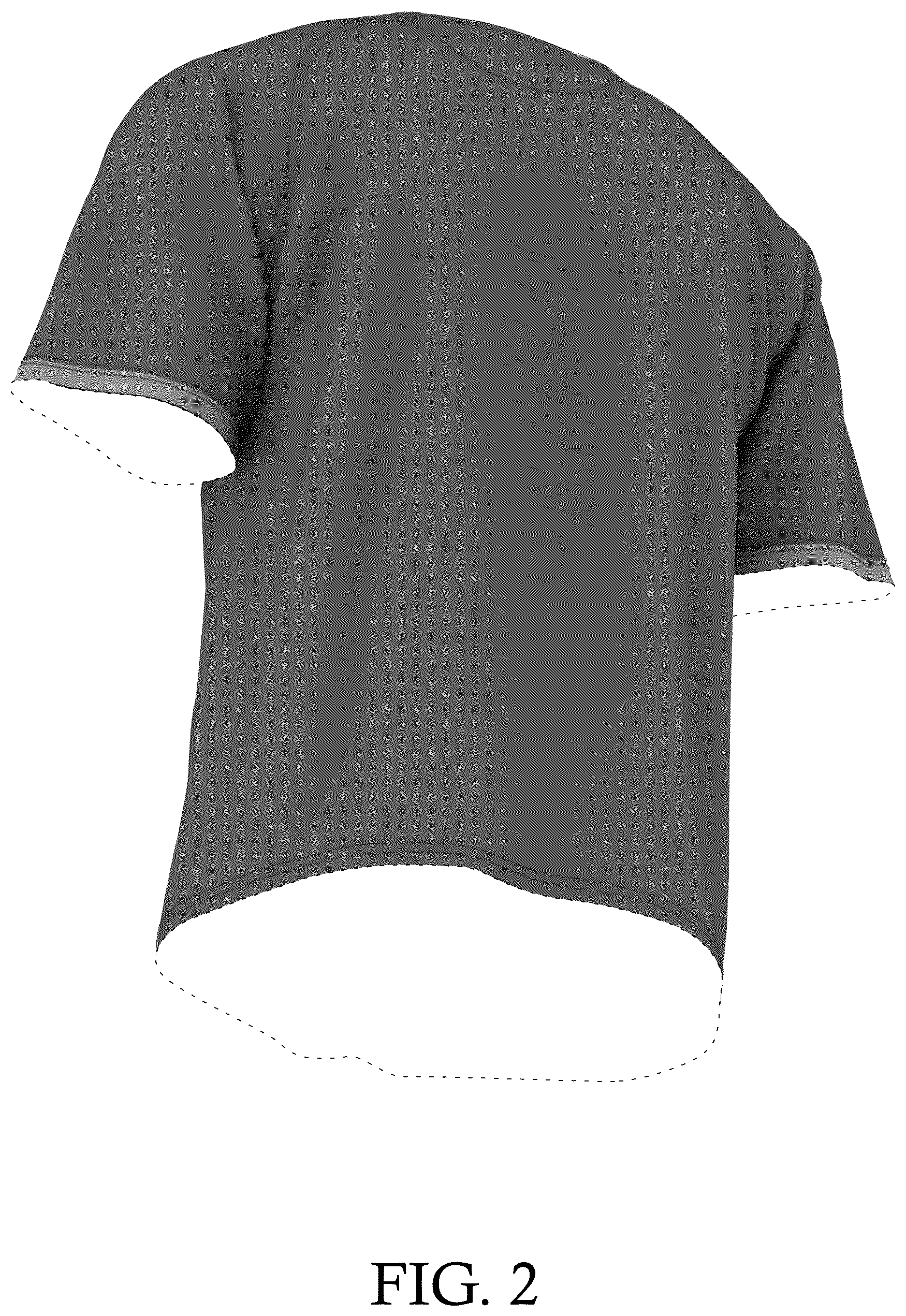 Patent USD1076333 Figure 2 – T-shirt