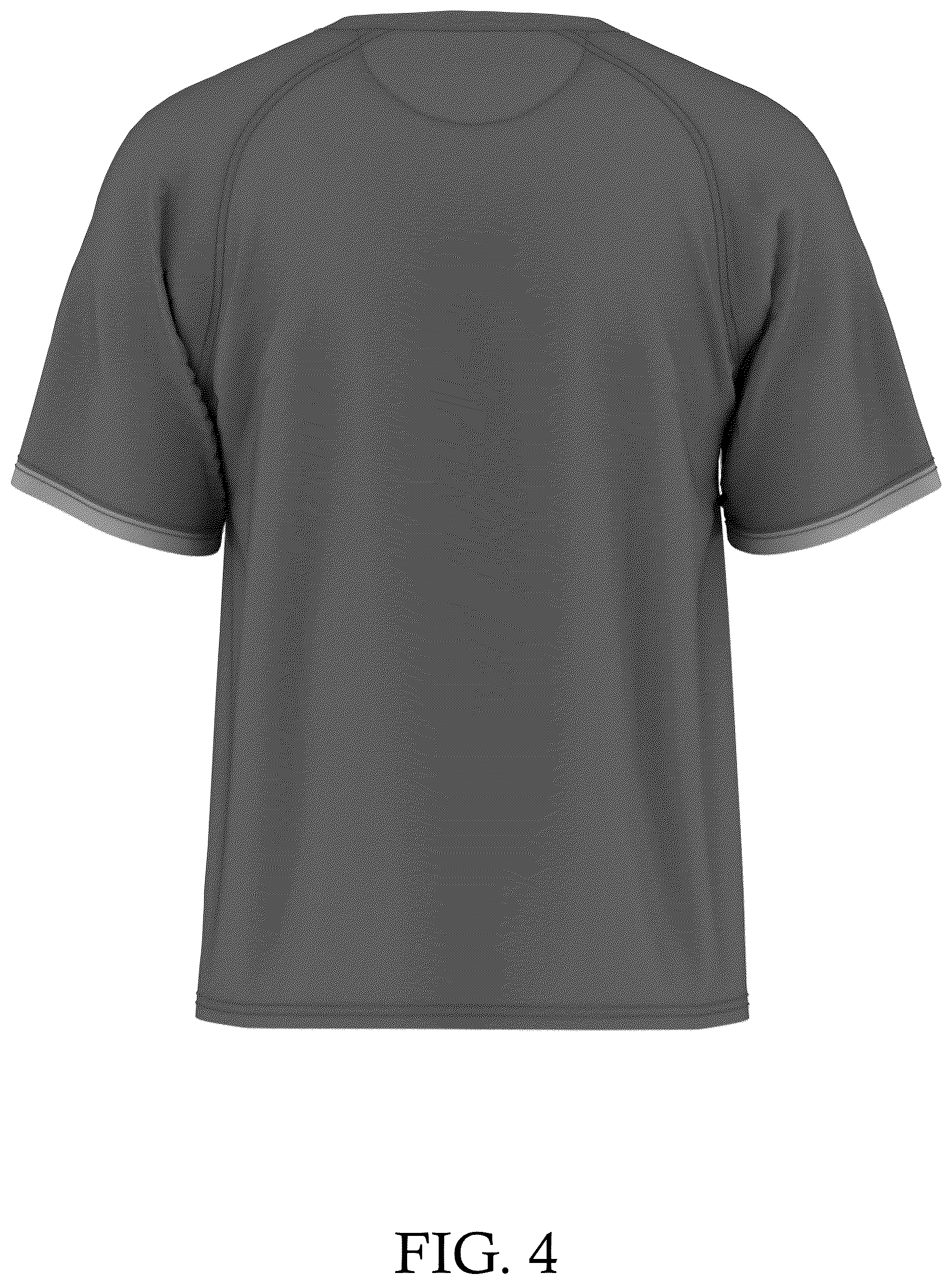 Patent USD1076333 Figure 4 – T-shirt