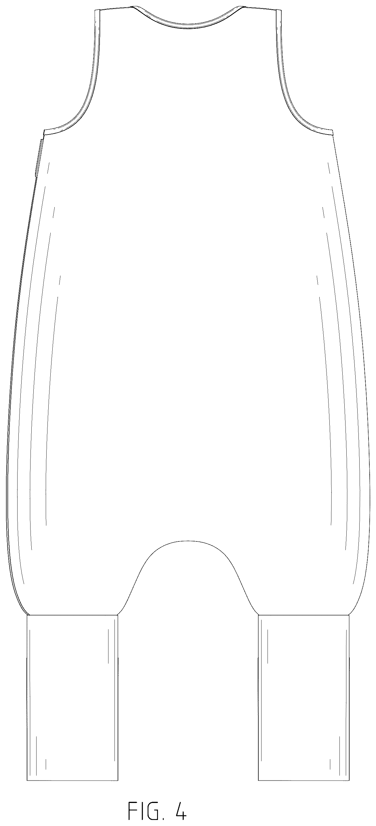 Patent USD1076335 Figure 4 – Sleeping bag