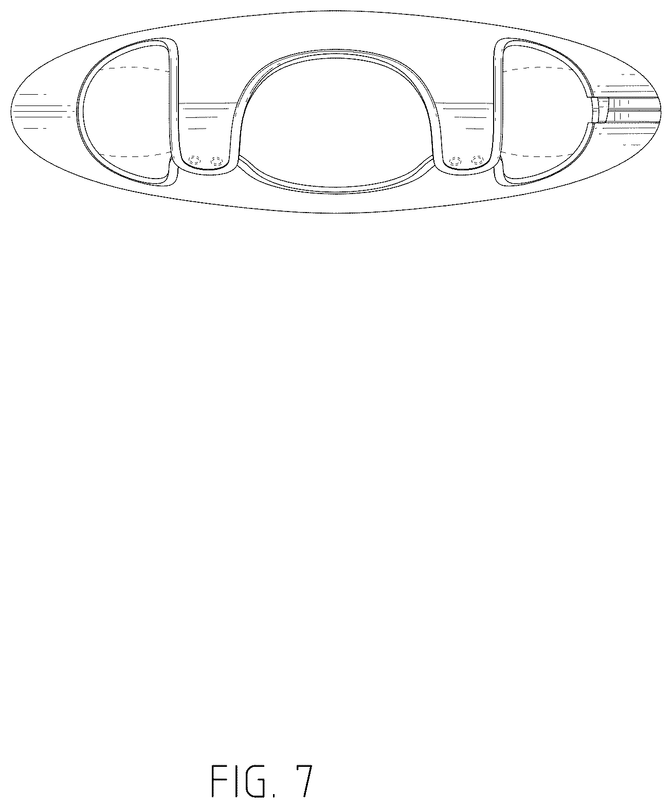 Patent USD1076335 Figure 7 – Sleeping bag