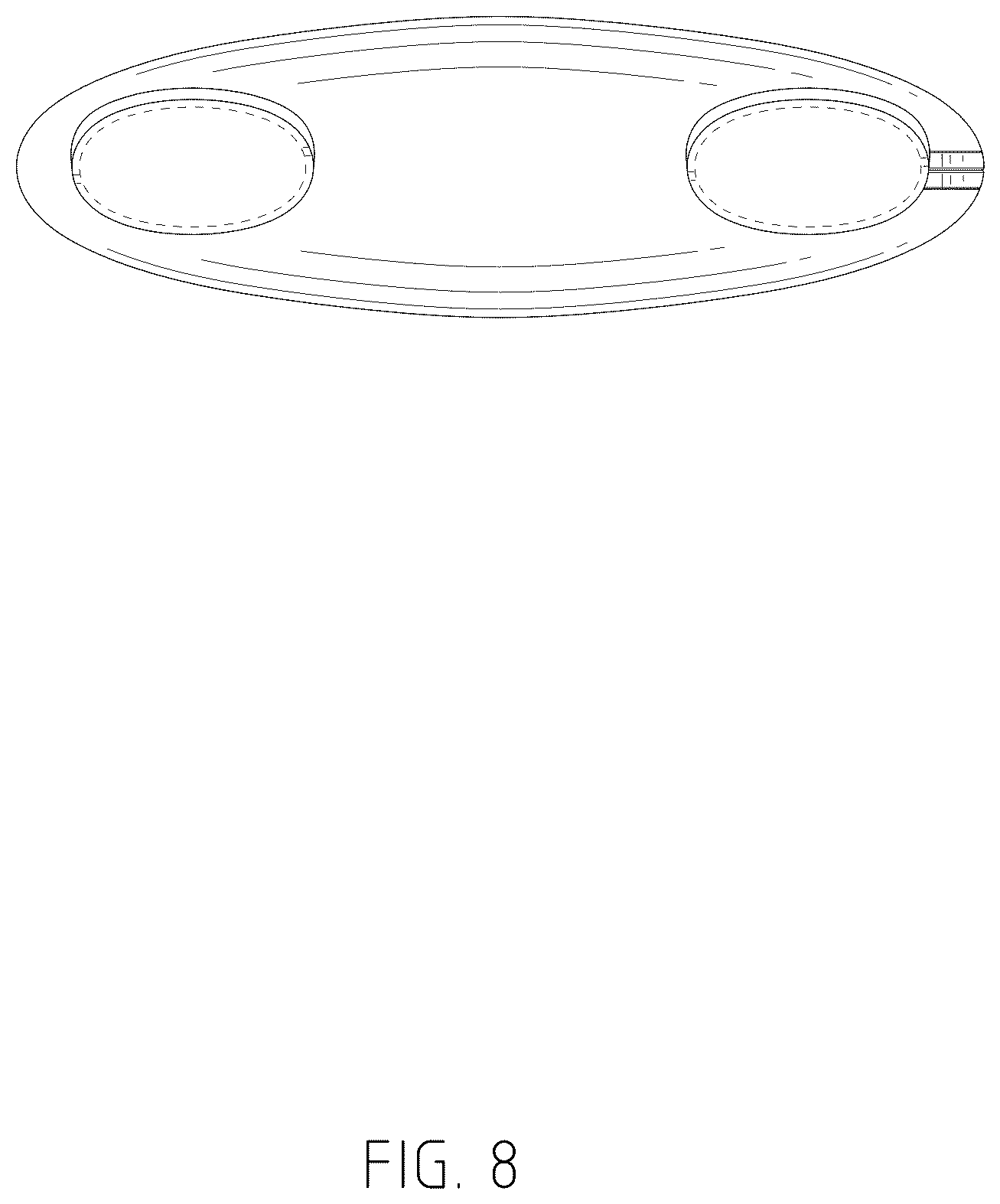Patent USD1076335 Figure 8 – Sleeping bag