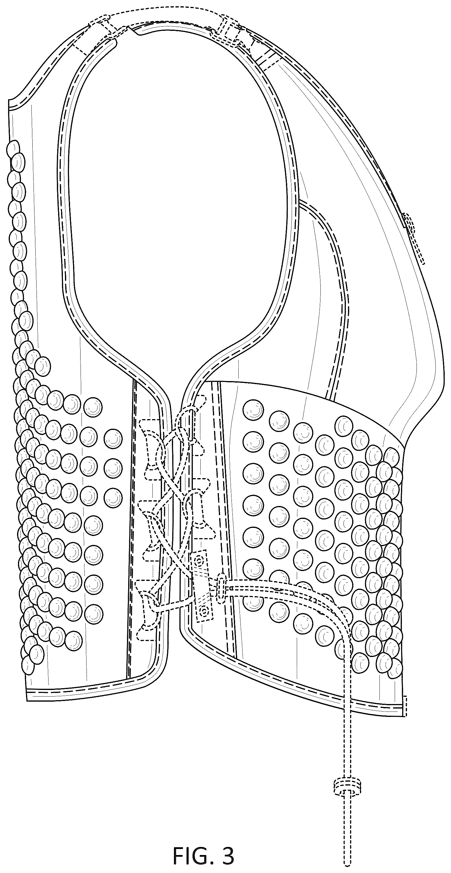Patent USD1076339 Figure 3 – Weighted apparel article