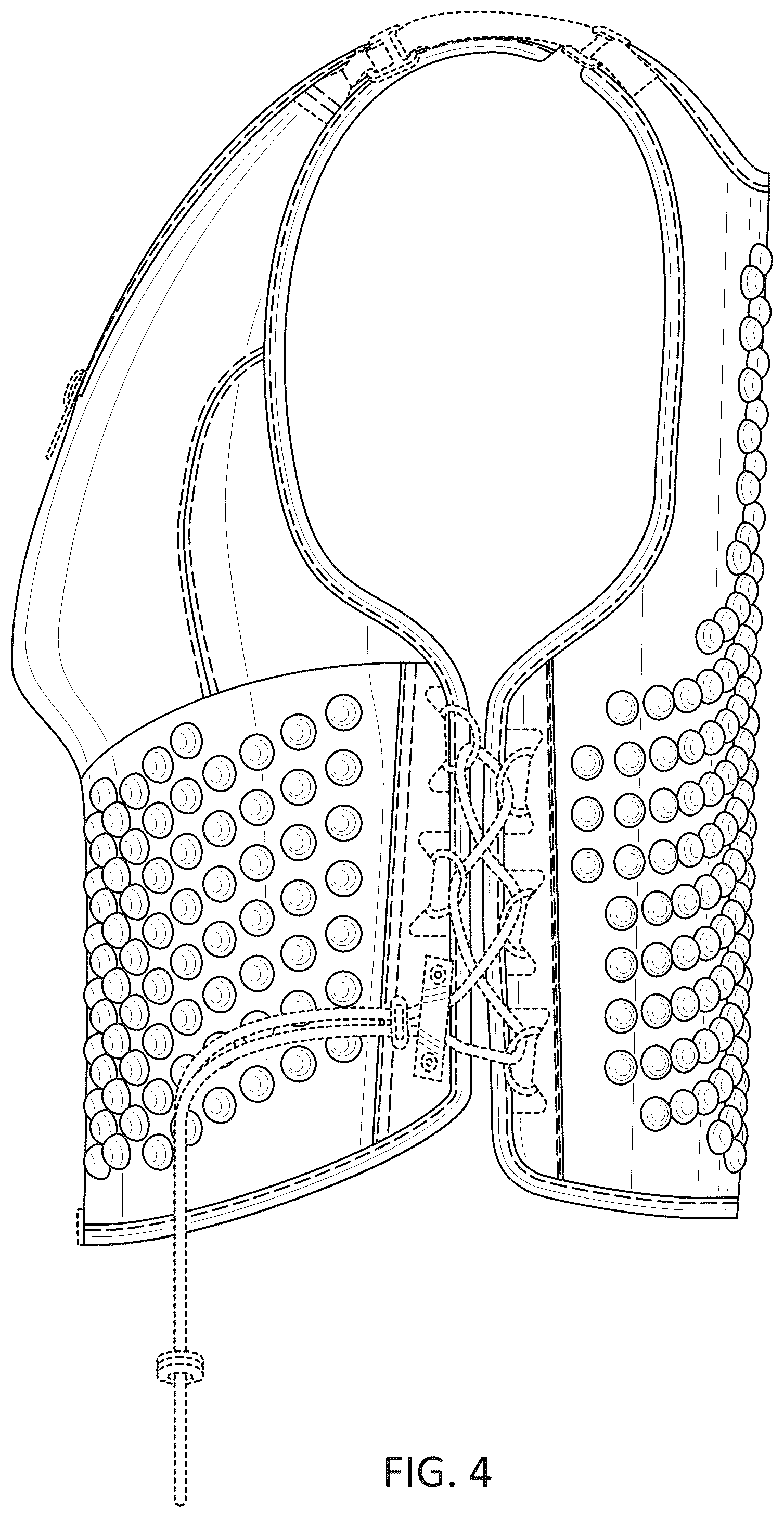 Patent USD1076339 Figure 4 – Weighted apparel article