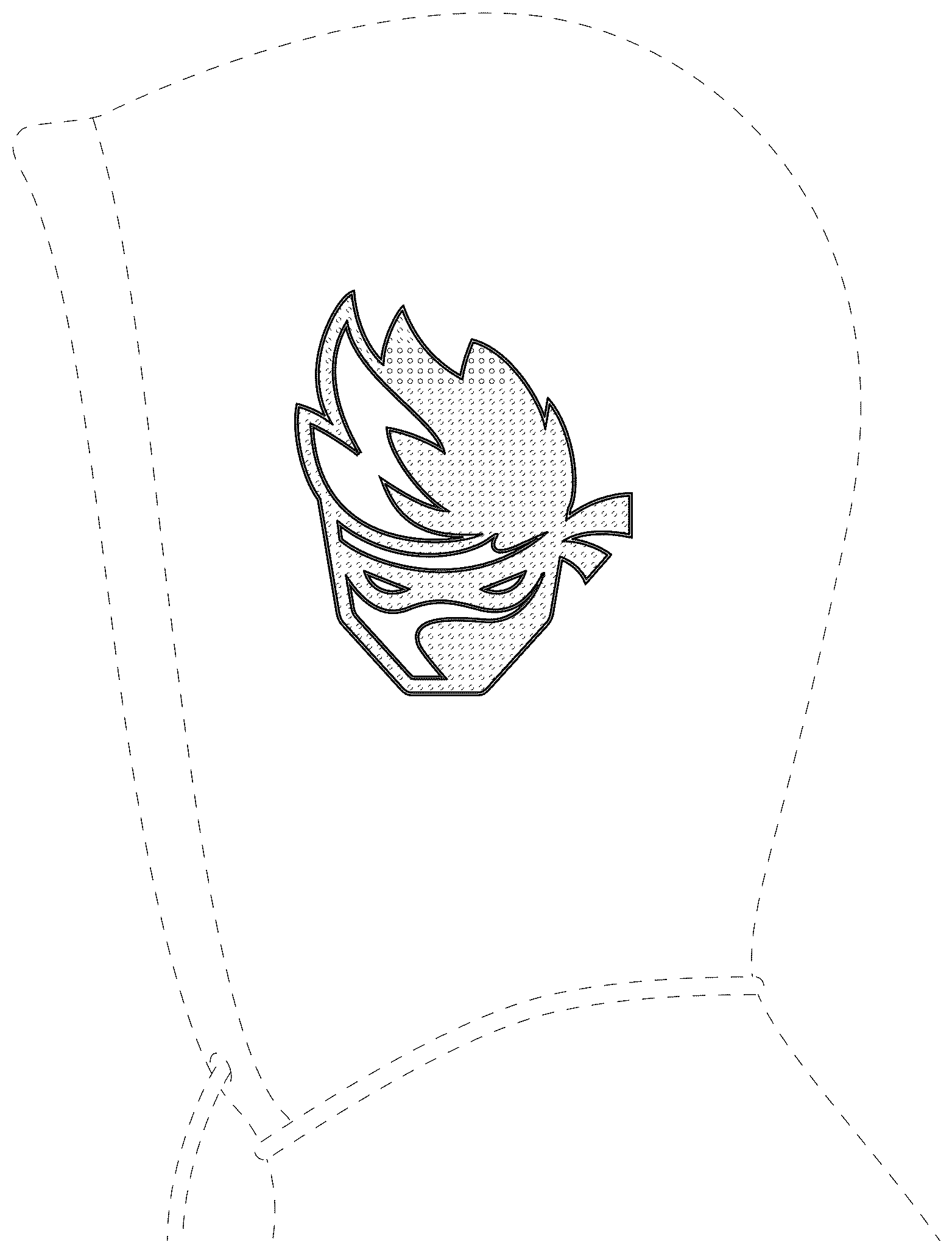 Patent USD1076341 — Hooded sweatshirt — Figure 1