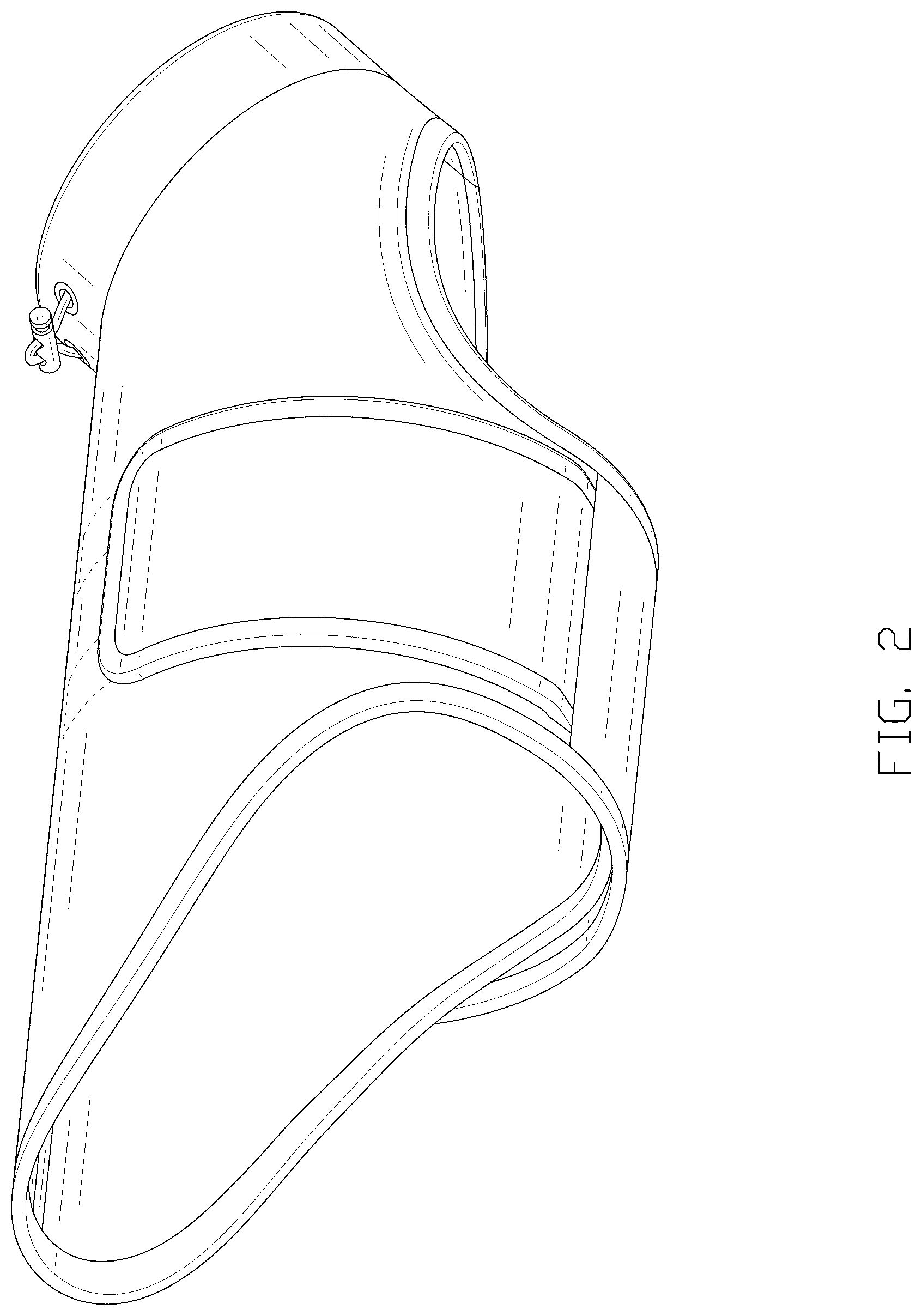 Patent USD1076343 Figure 2 – Garment with chest covering design