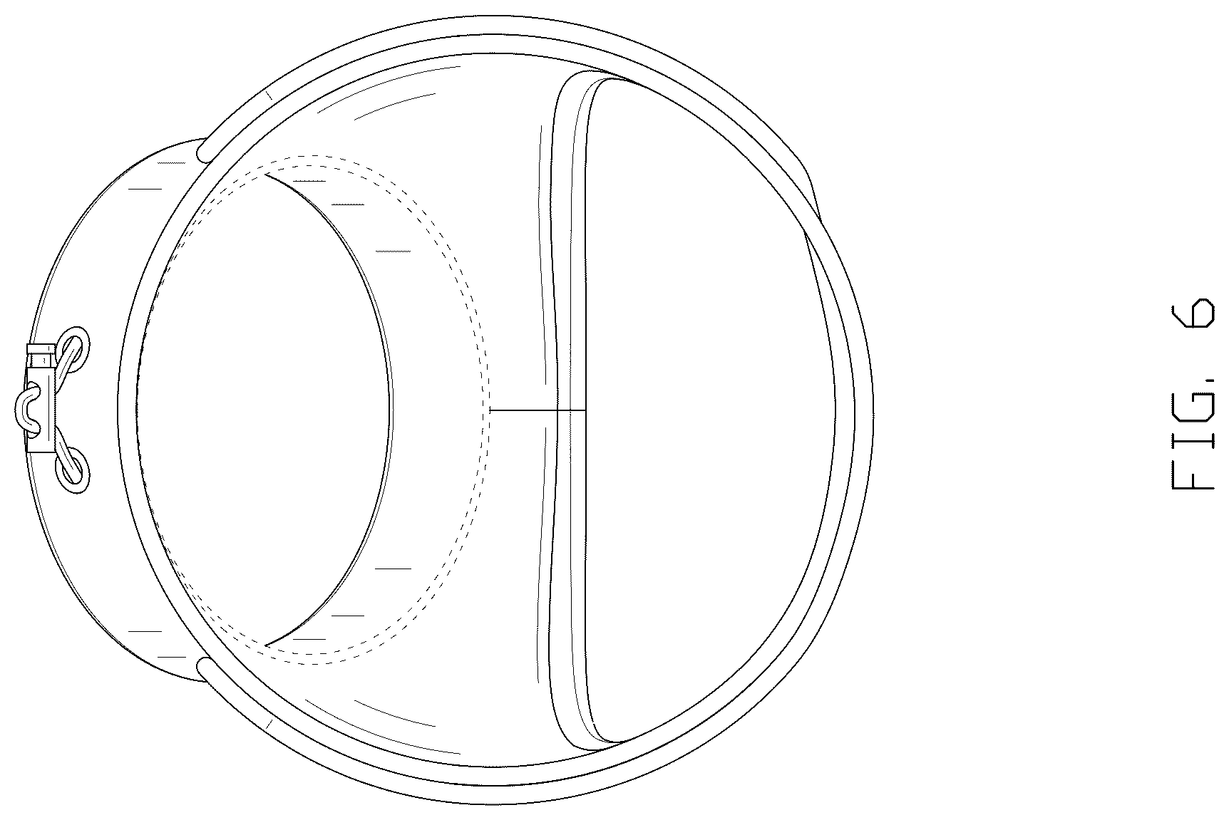 Patent USD1076343 Figure 6 – Garment with chest covering design
