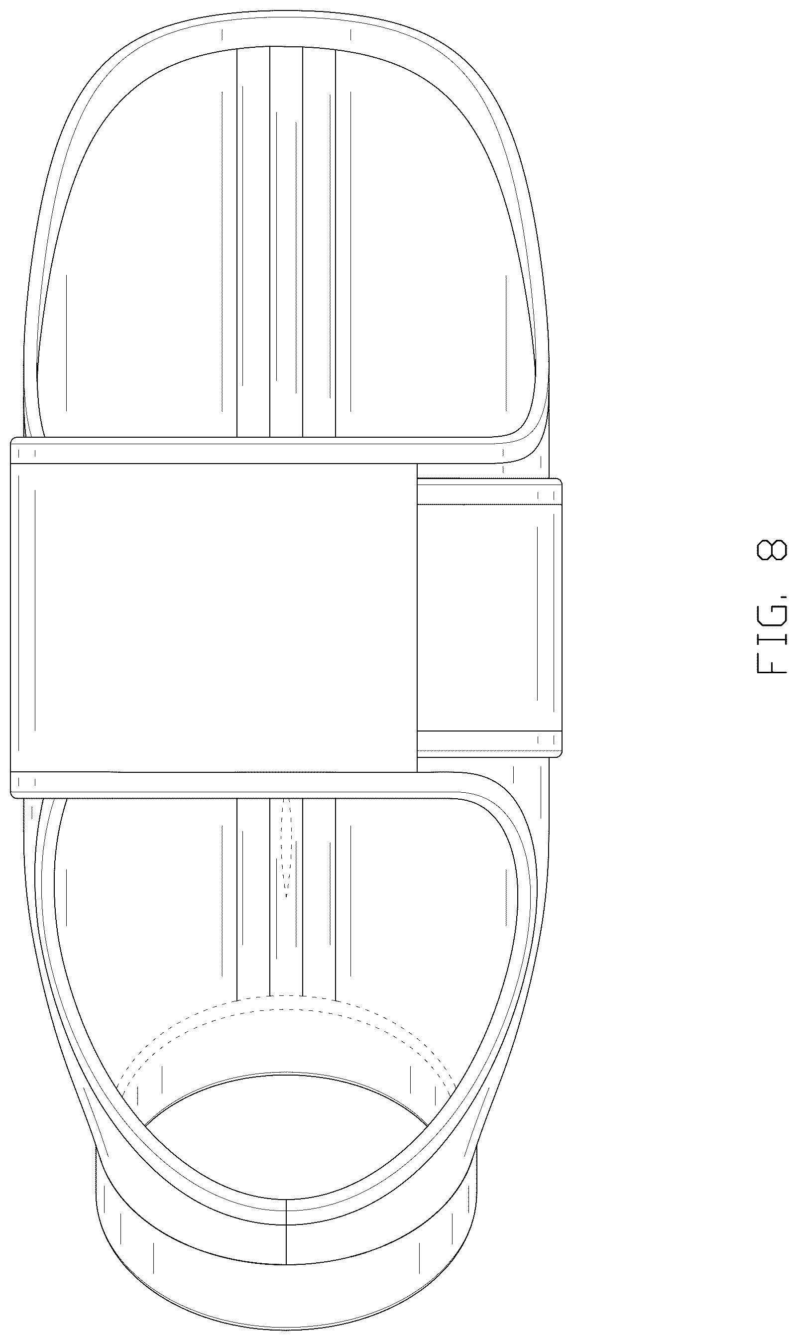 Patent USD1076343 Figure 8 – Garment with chest covering design