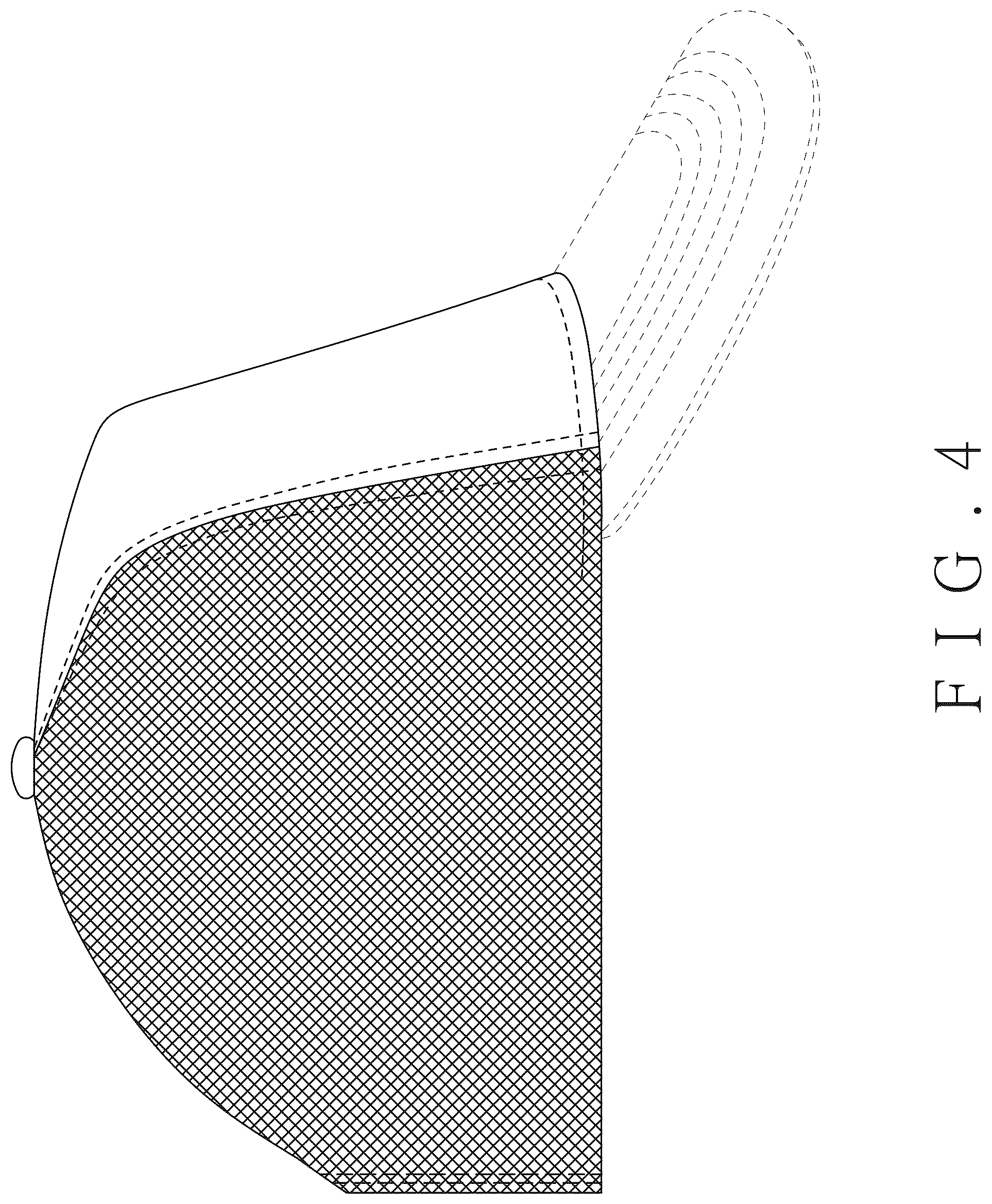Patent USD1076344 Figure 4 – Mesh cap