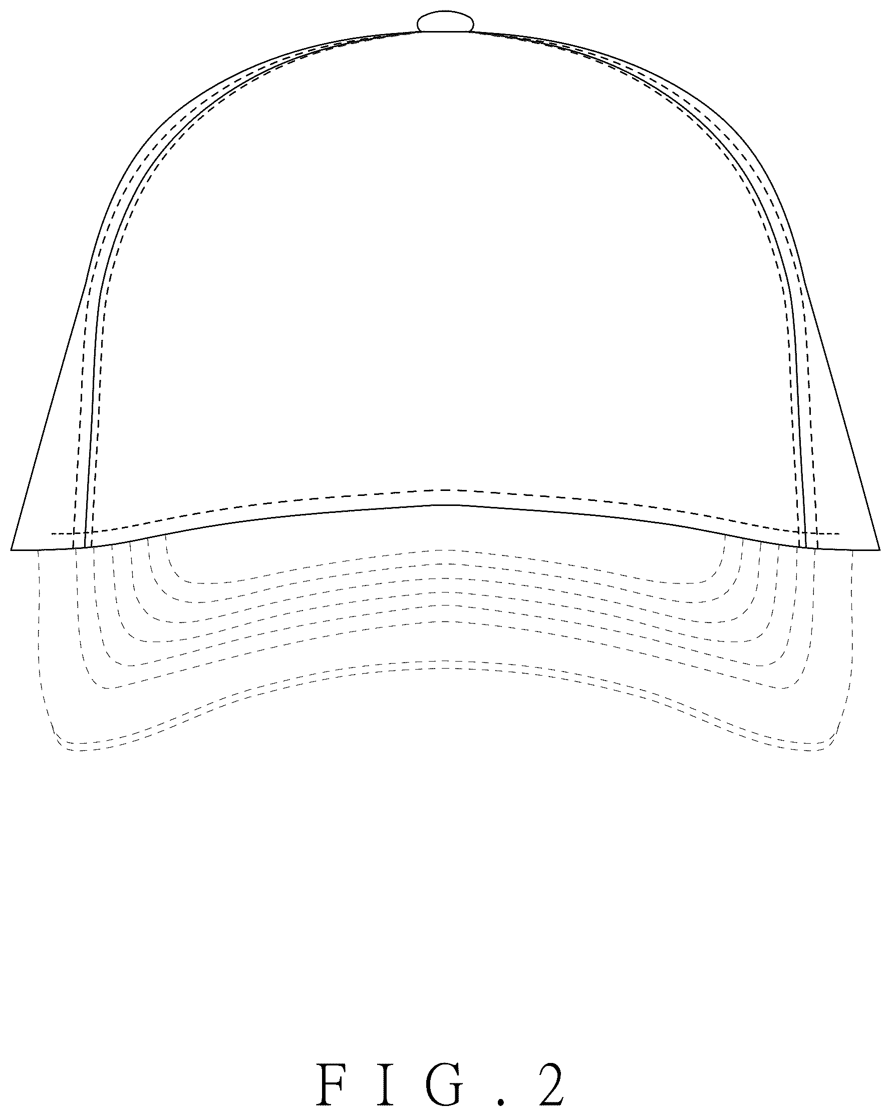 Patent USD1076345 Figure 2 – Cap