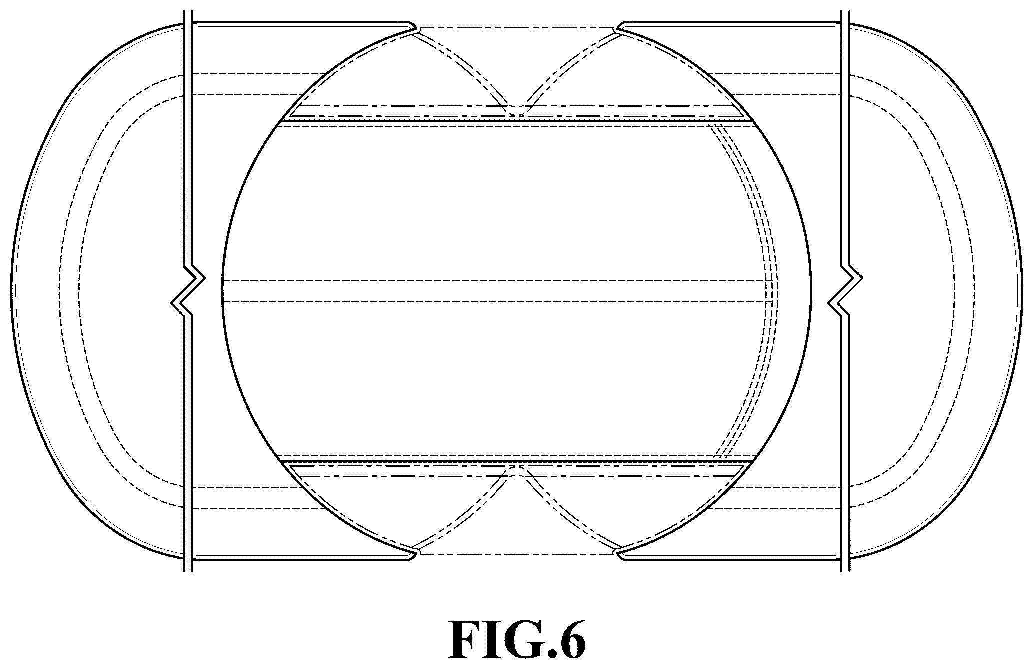 Patent USD1076346 Figure 4 – Two-brimmed hat