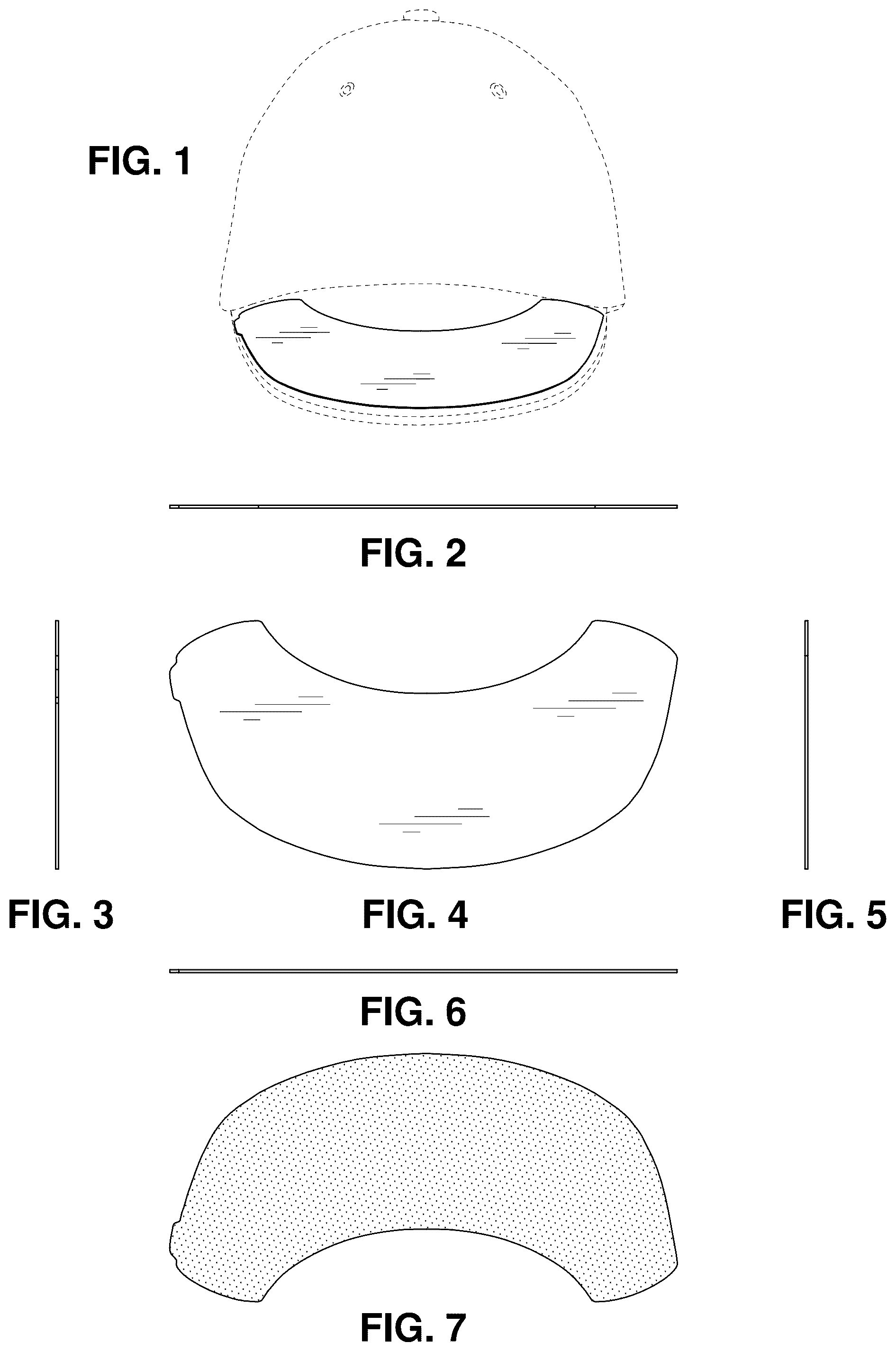 Patent USD1076348 Figure 1 – Bill guard