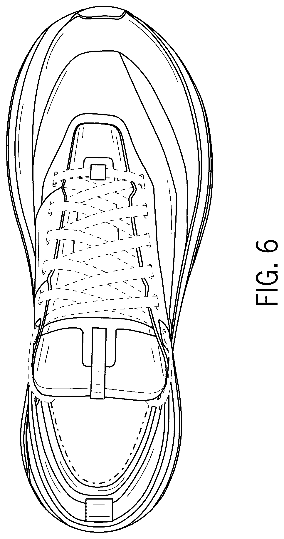 Patent USD1076349 Figure 5 – Footwear article