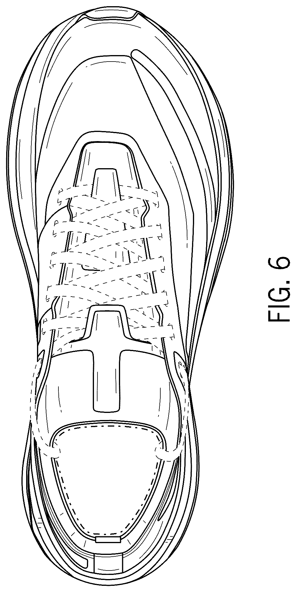 Patent USD1076350 Figure 5 – Footwear article