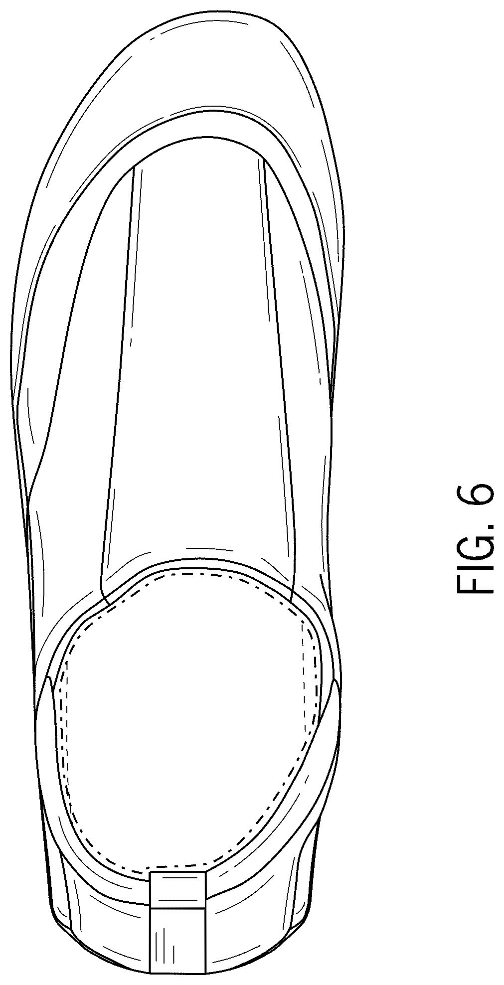 Patent USD1076351 Figure 5 – Footwear article