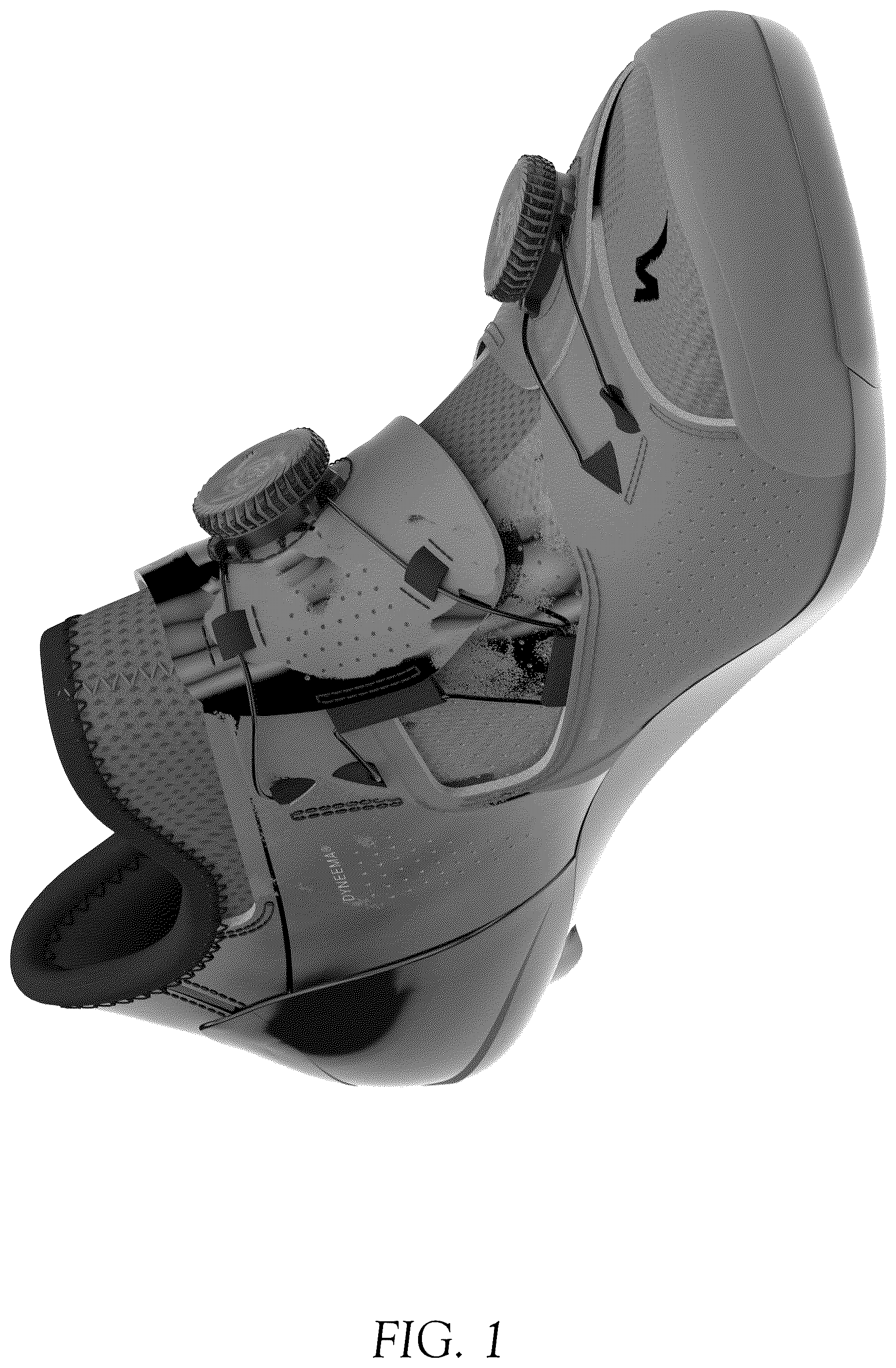 Patent USD1076352 Figure 1 – Shoe