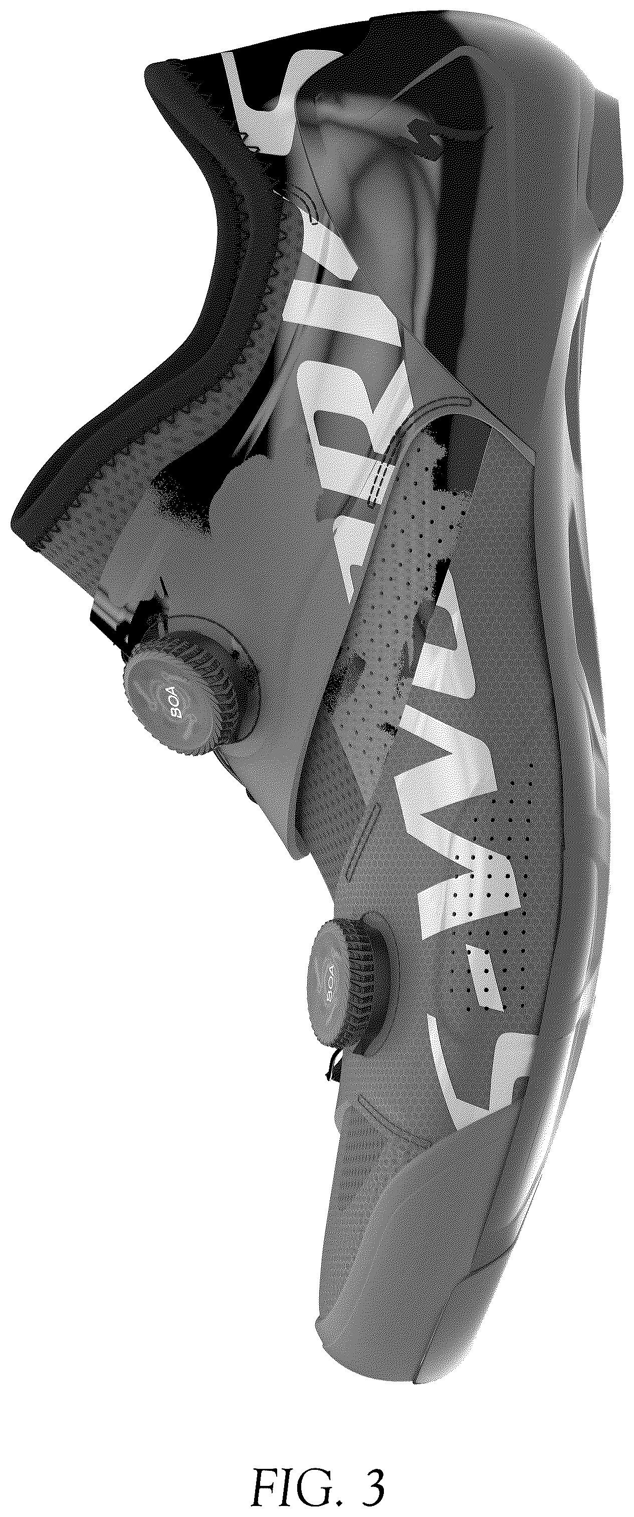 Patent USD1076352 Figure 3 – Shoe