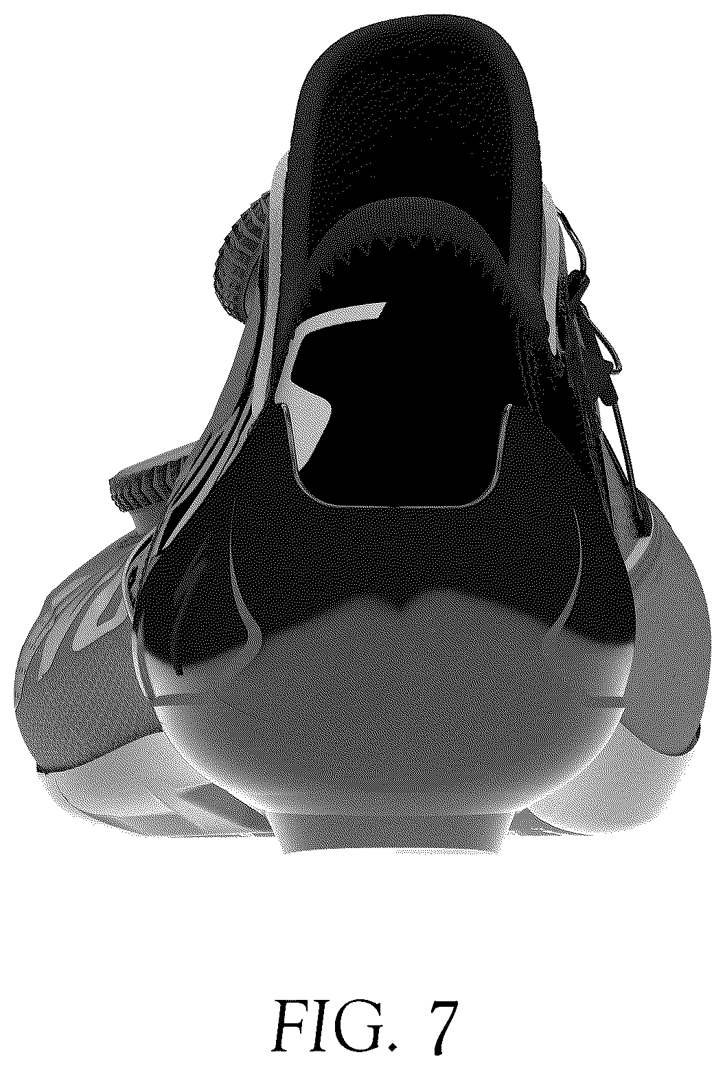 Patent USD1076352 Figure 7 – Shoe