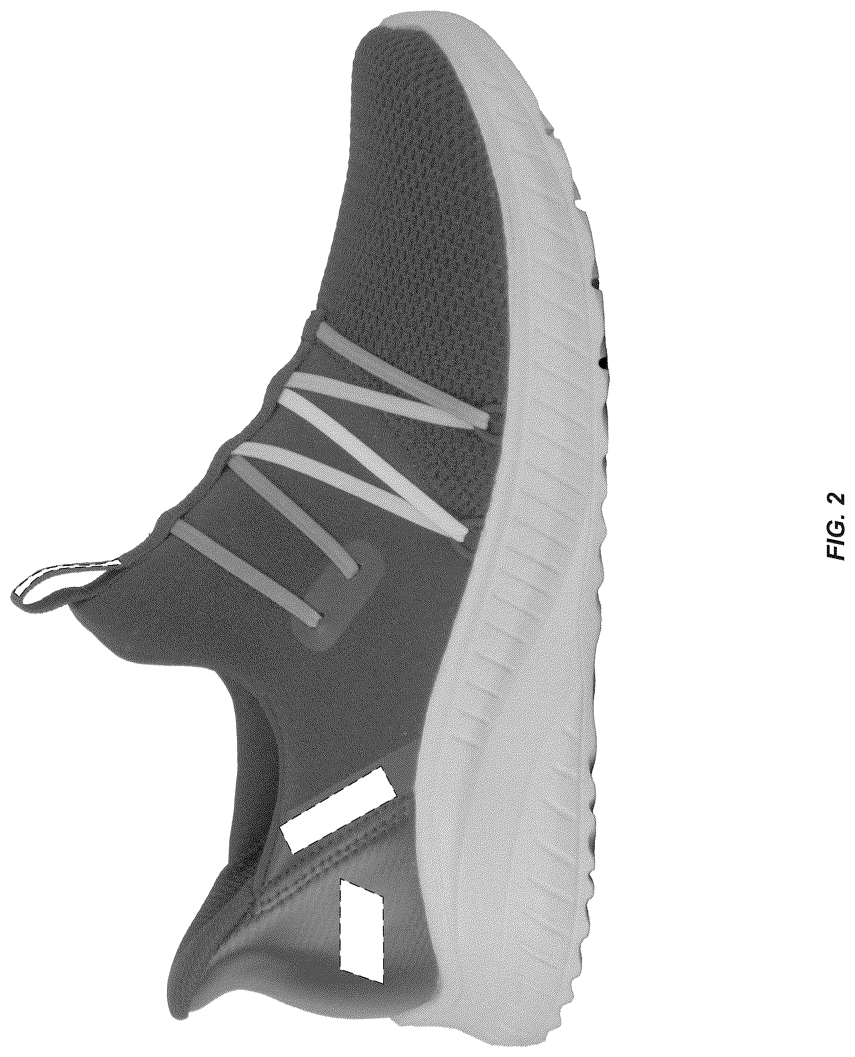 Patent USD1076353 Figure 2 – Shoe