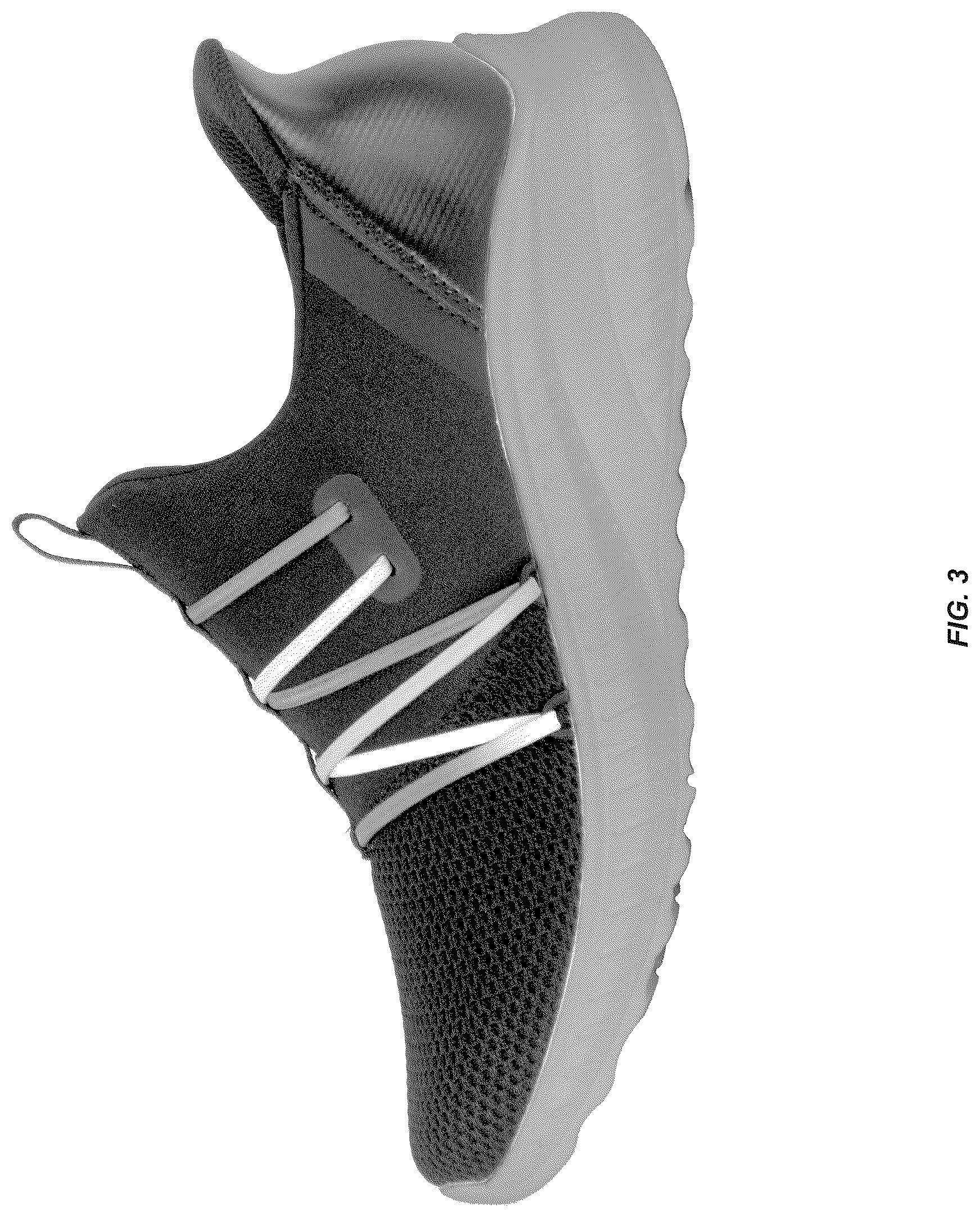 Patent USD1076353 Figure 3 – Shoe