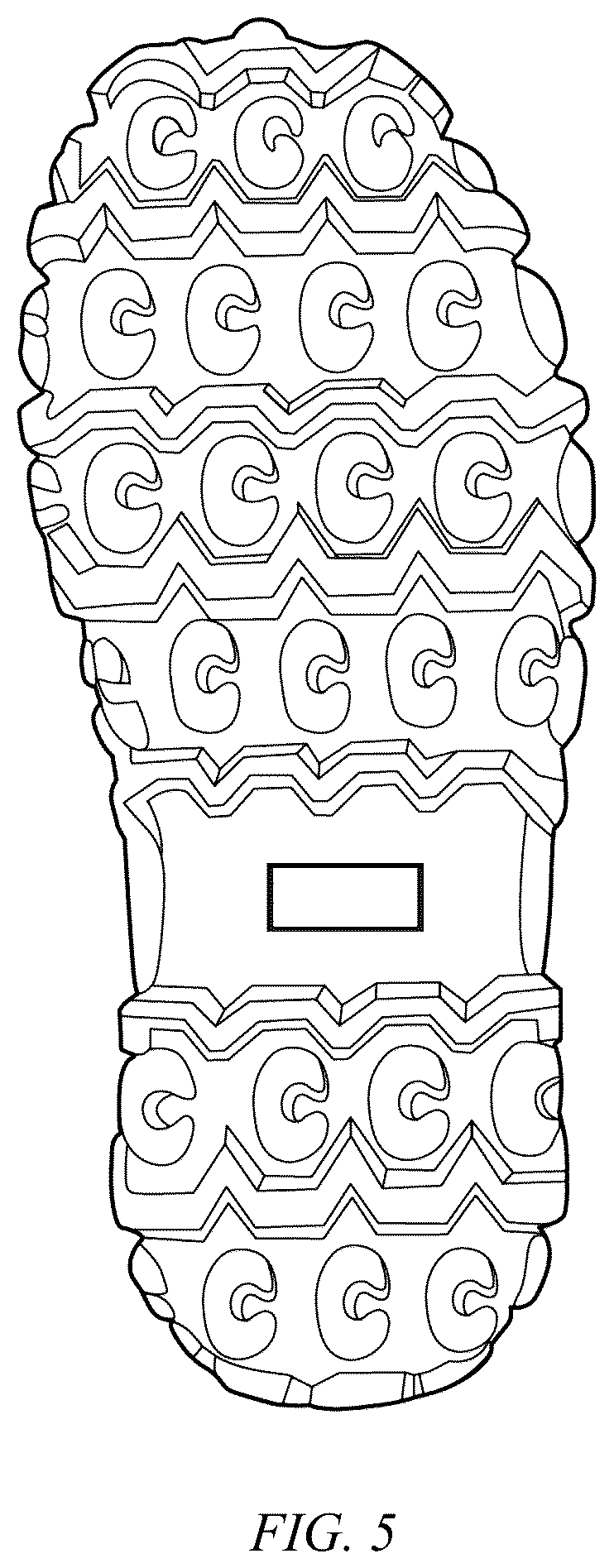 Patent USD1076354 Figure 5 – Pair of boots
