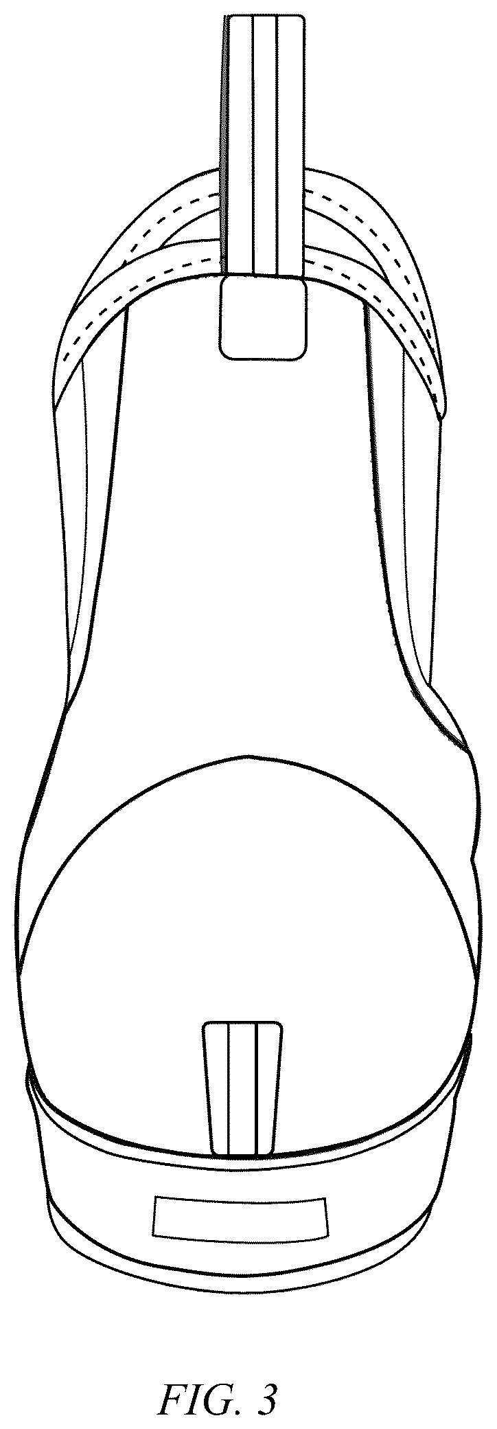 Patent USD1076355 Figure 3 – Pair of boots