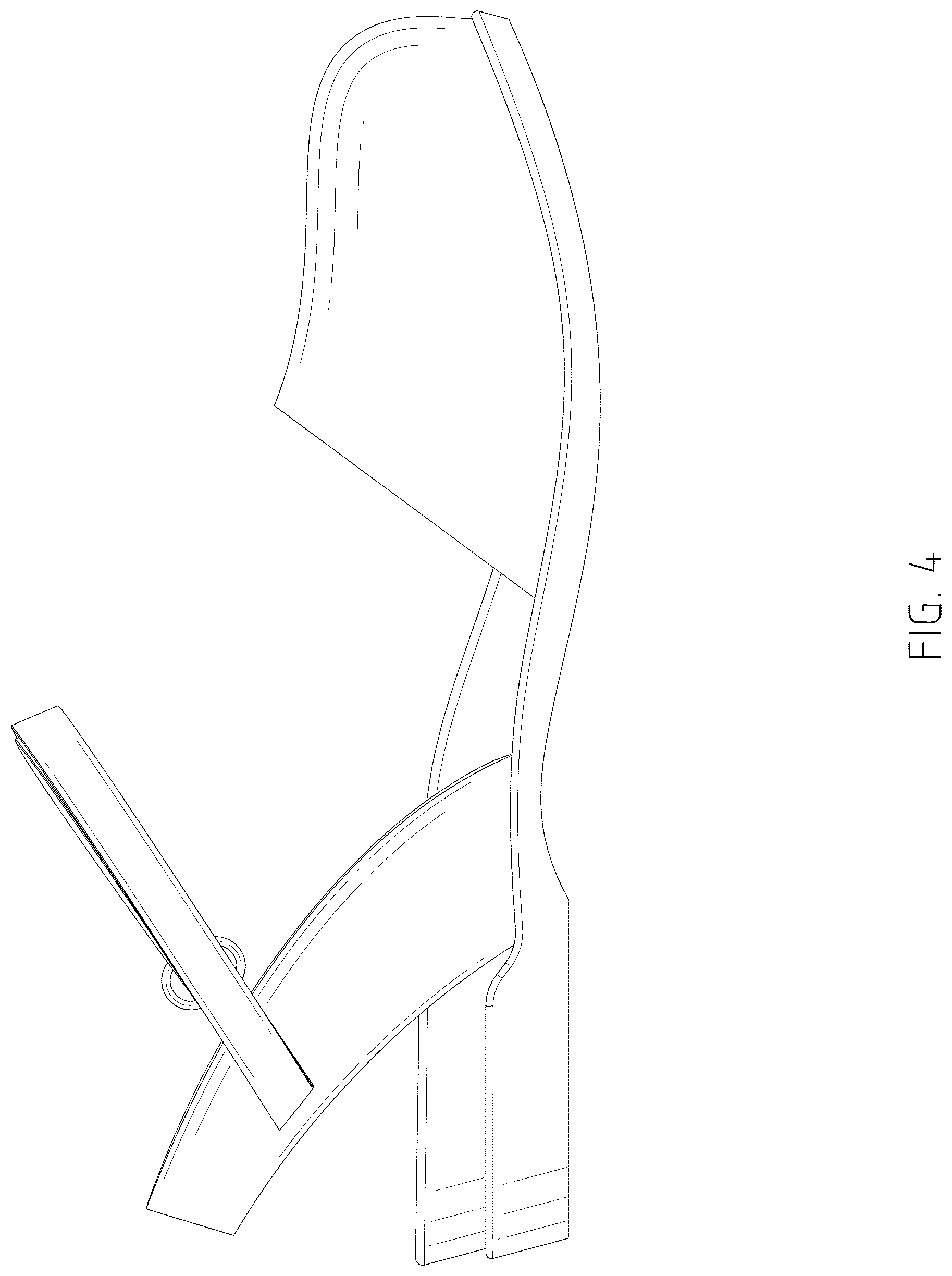 Patent USD1076357 Figure 4 – Shoe