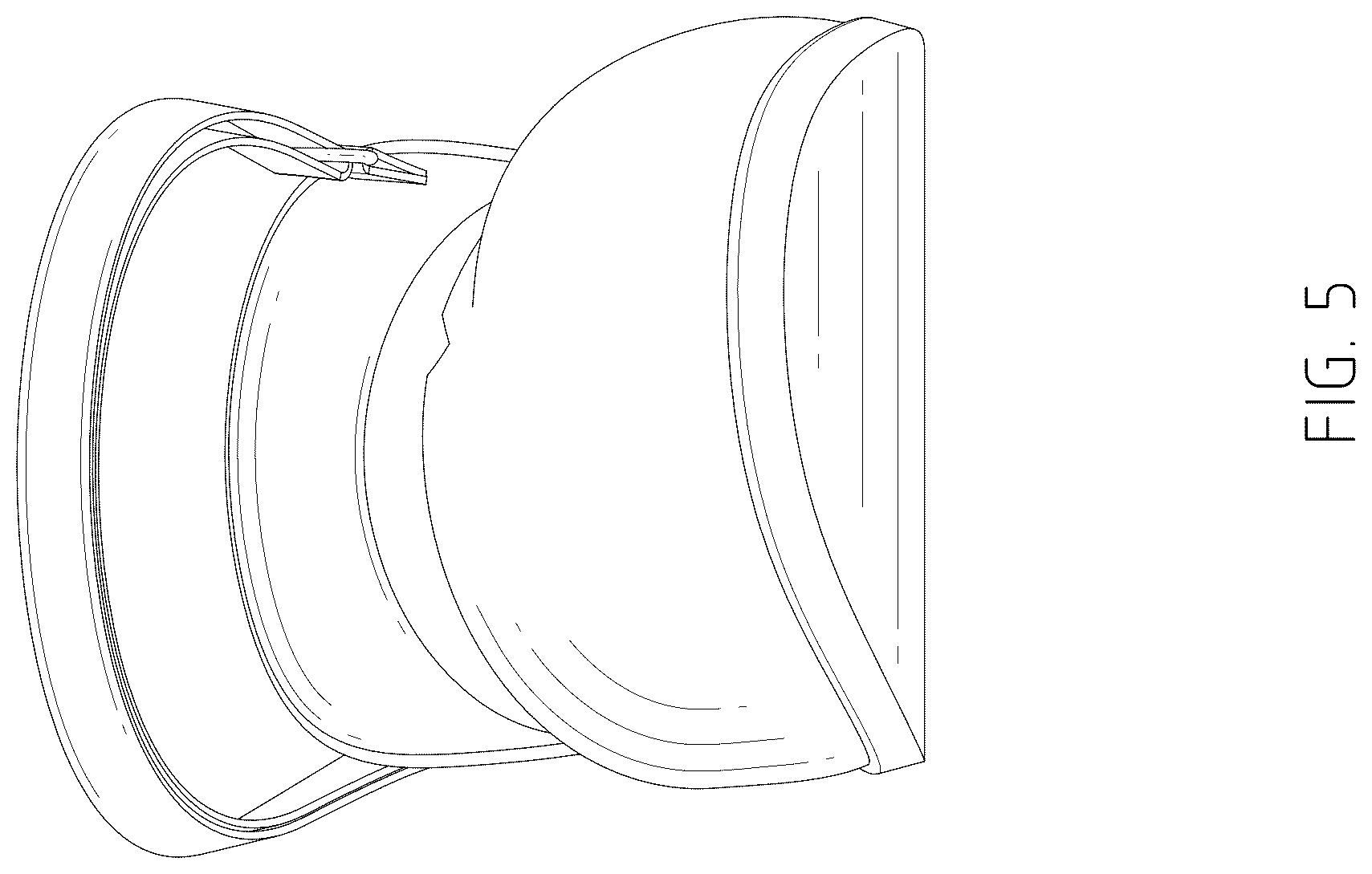 Patent USD1076357 Figure 5 – Shoe