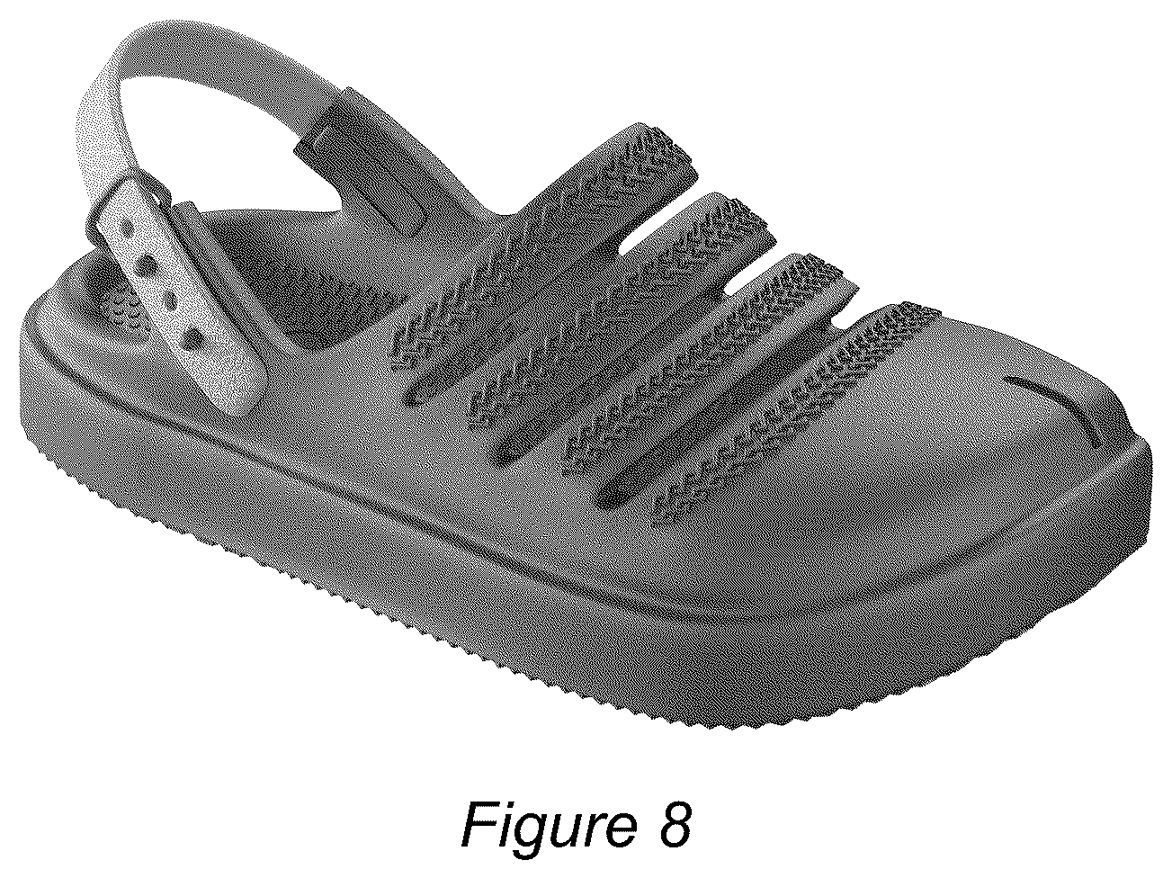 Patent USD1076359 Figure 8 – Footwear