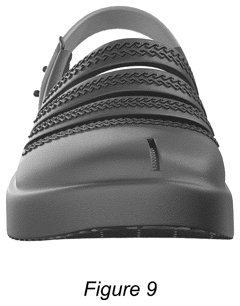 Patent USD1076359 Figure 9 – Footwear