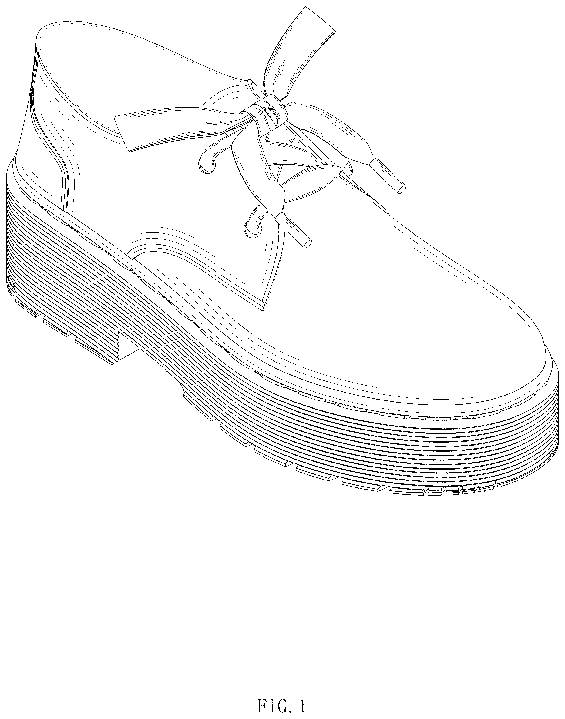 Patent USD1076360 Figure 1 – Penny loafer