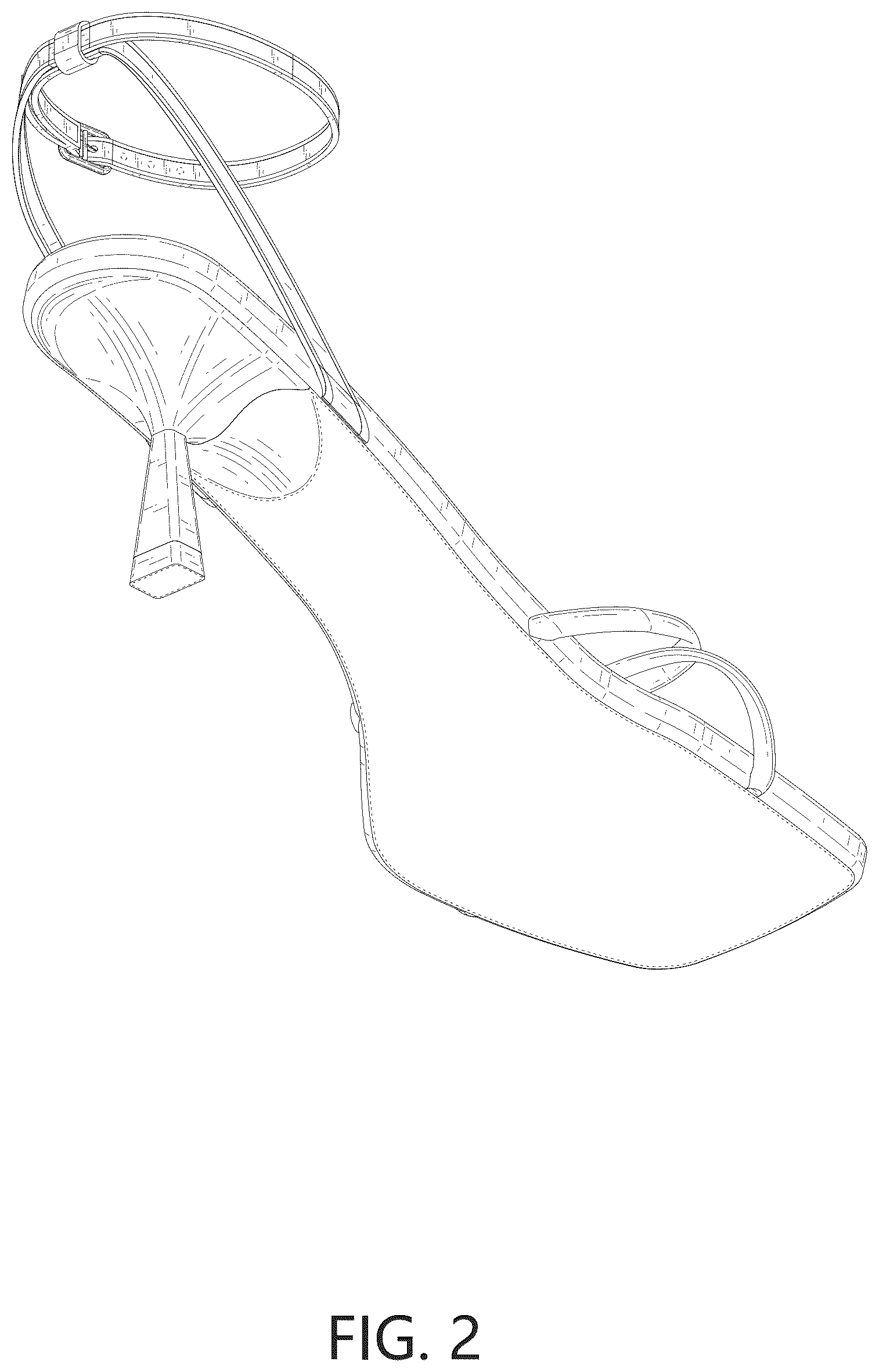 Patent USD1076361 Figure 2 – High heel shoe