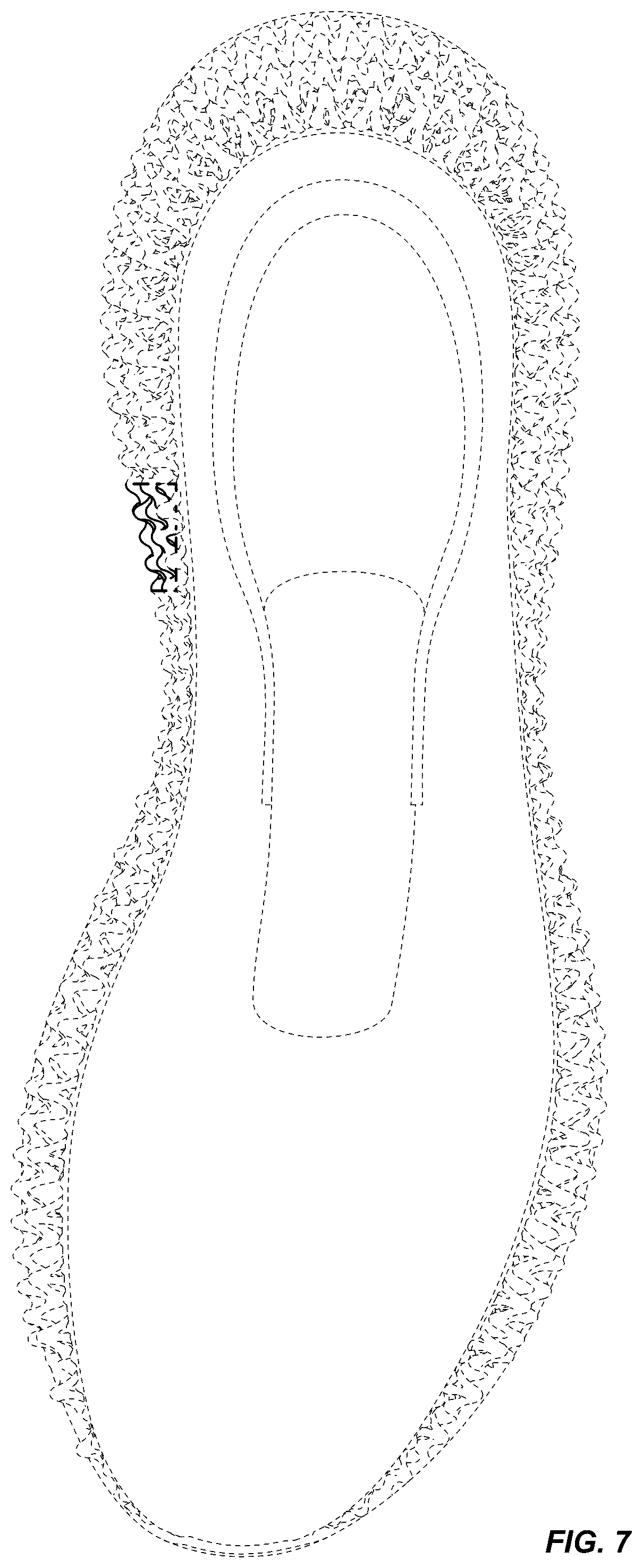 Patent USD1076363 Figure 6 – Shoe
