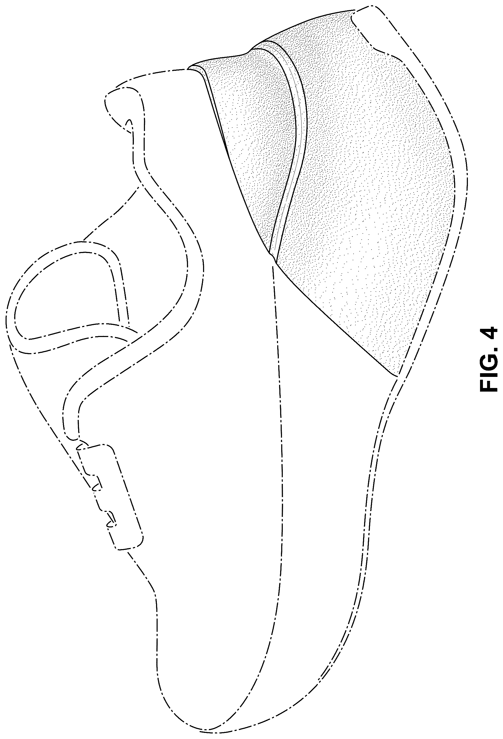 Patent USD1076364 Figure 4 – Shoe