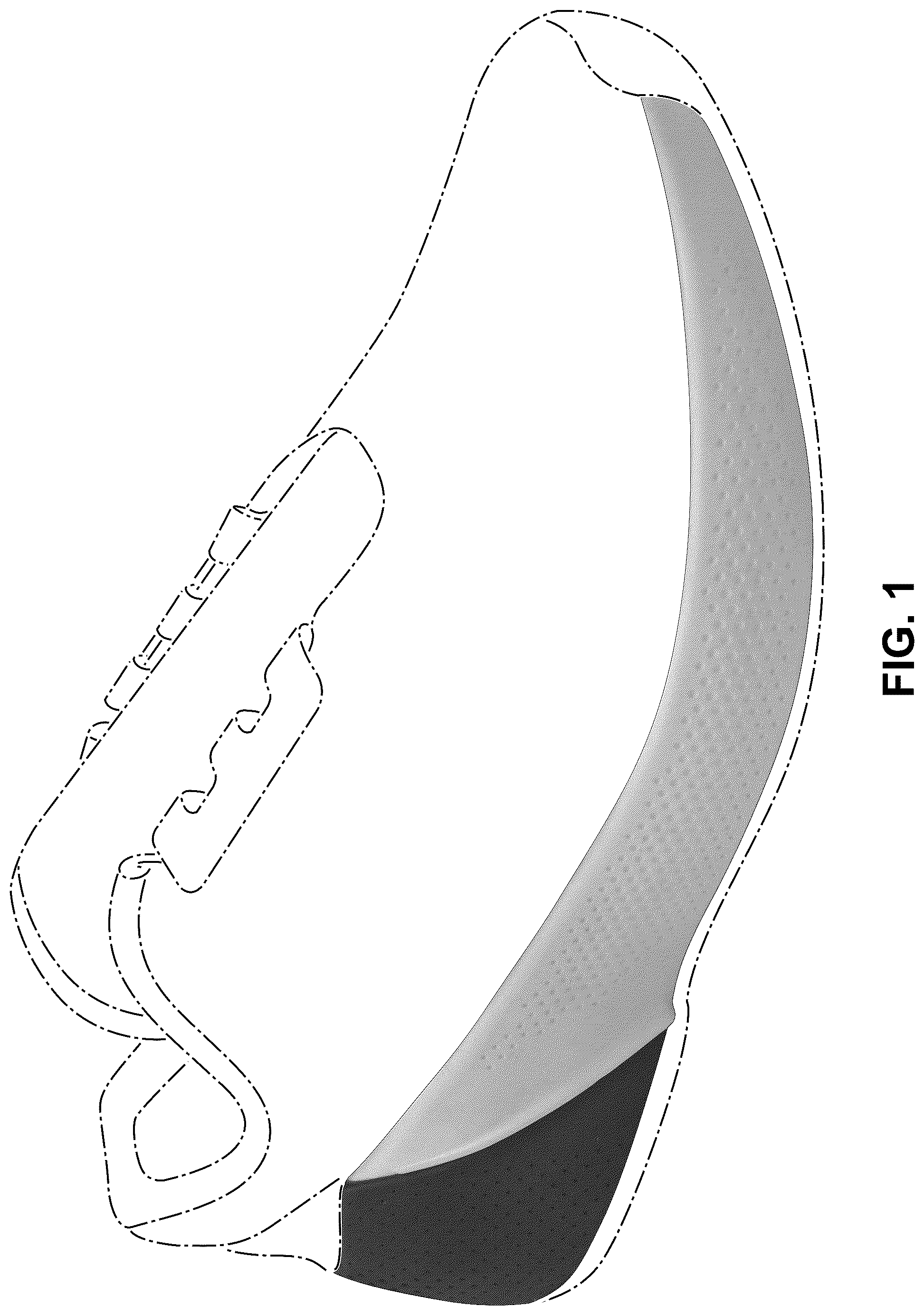 Patent USD1076365 Figure 1 – Shoe