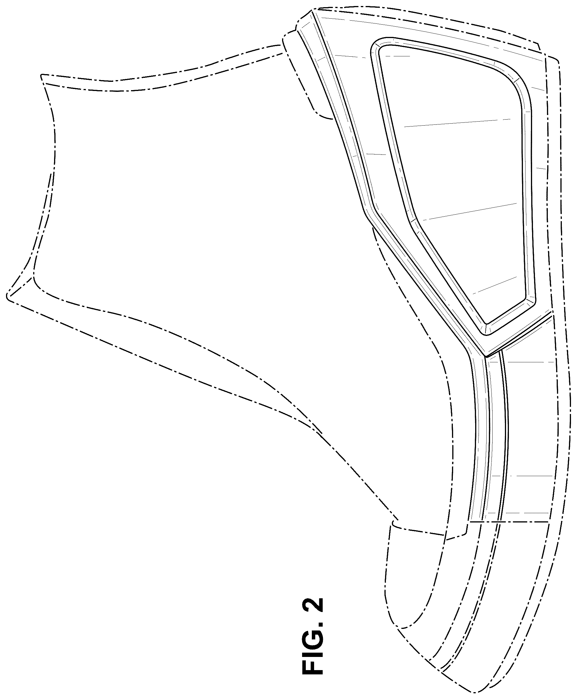 Patent USD1076366 Figure 2 – Shoe