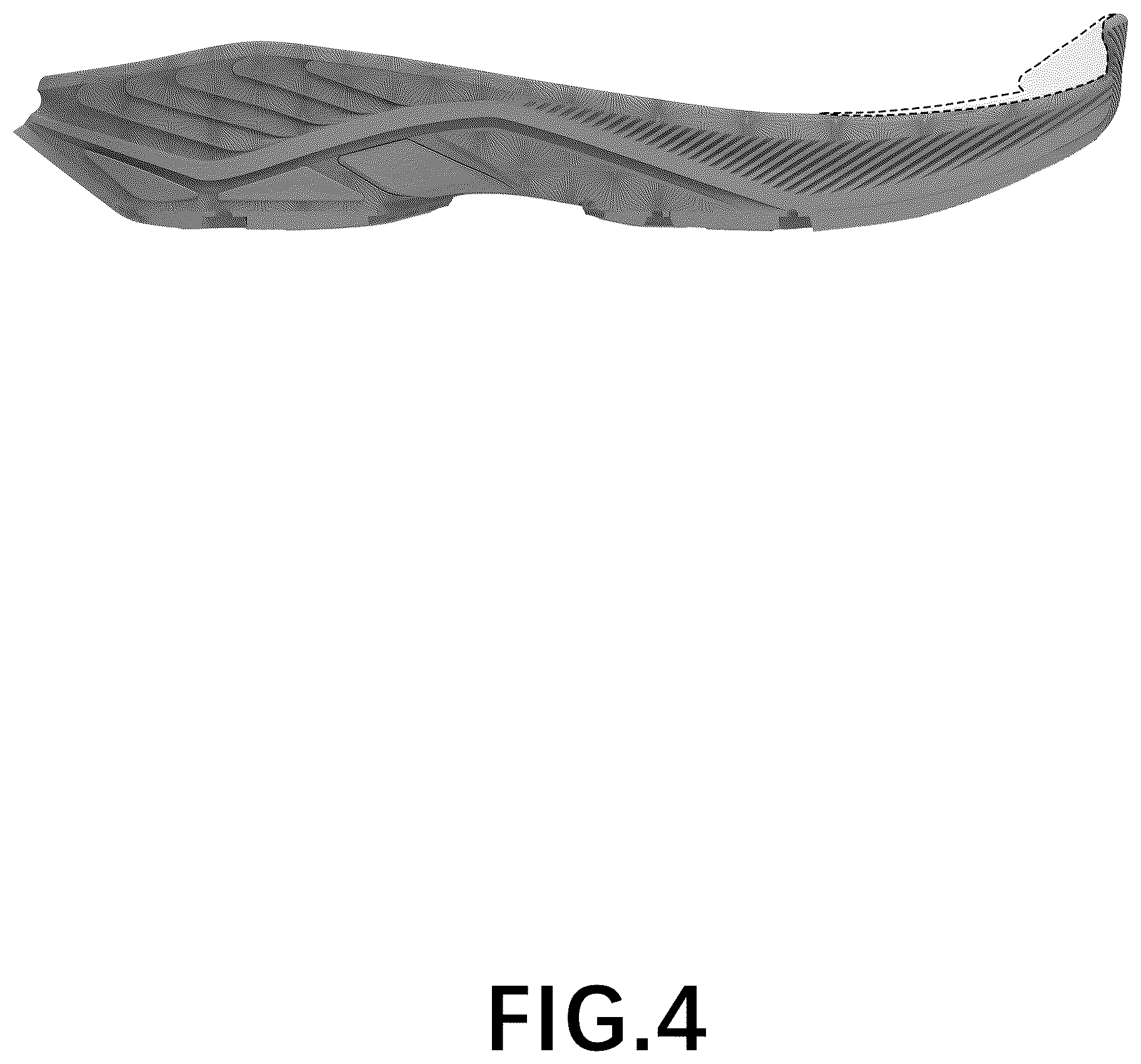 Patent USD1076367 Figure 4 – Shoe outsole