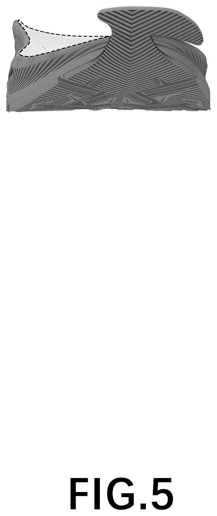 Patent USD1076367 Figure 5 – Shoe outsole