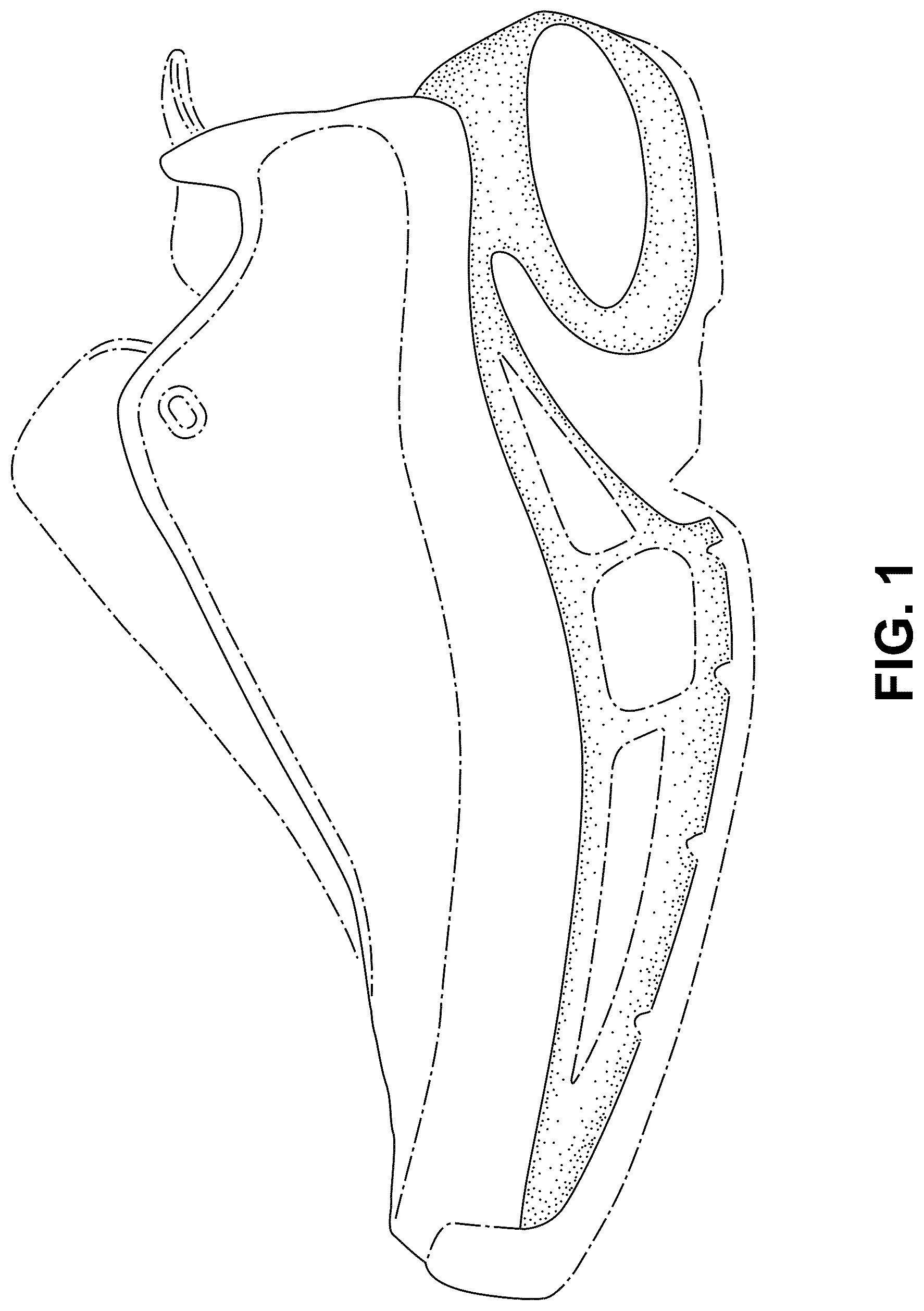 Patent USD1076369 Figure 1 – Shoe