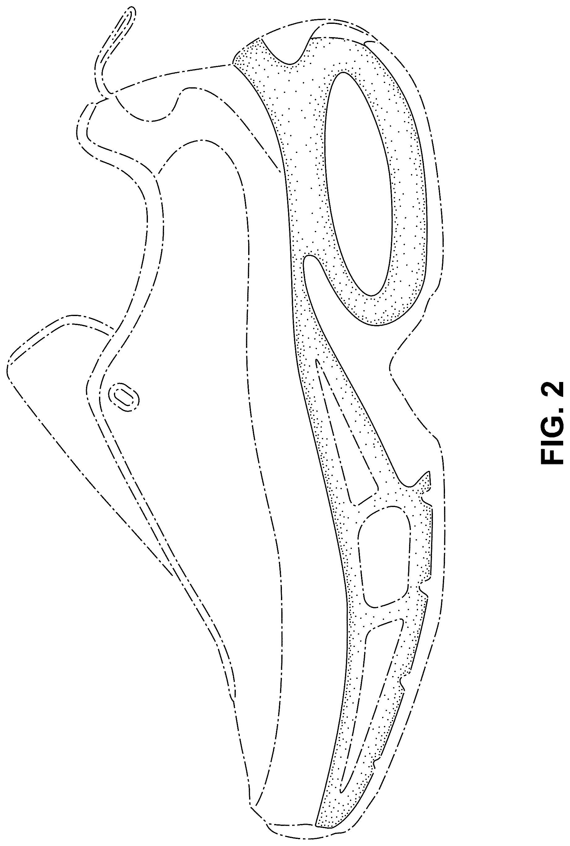 Patent USD1076369 Figure 2 – Shoe