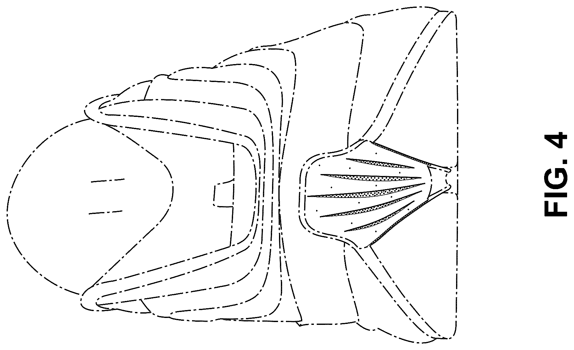 Patent USD1076370 Figure 4 – Shoe
