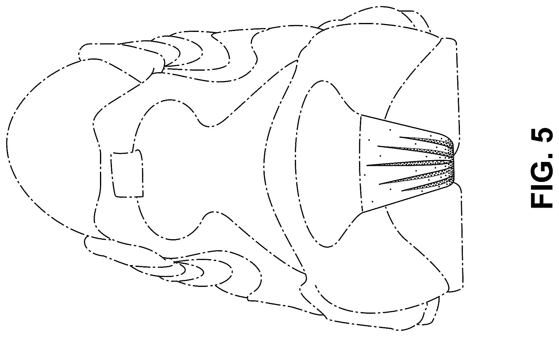 Patent USD1076370 Figure 5 – Shoe