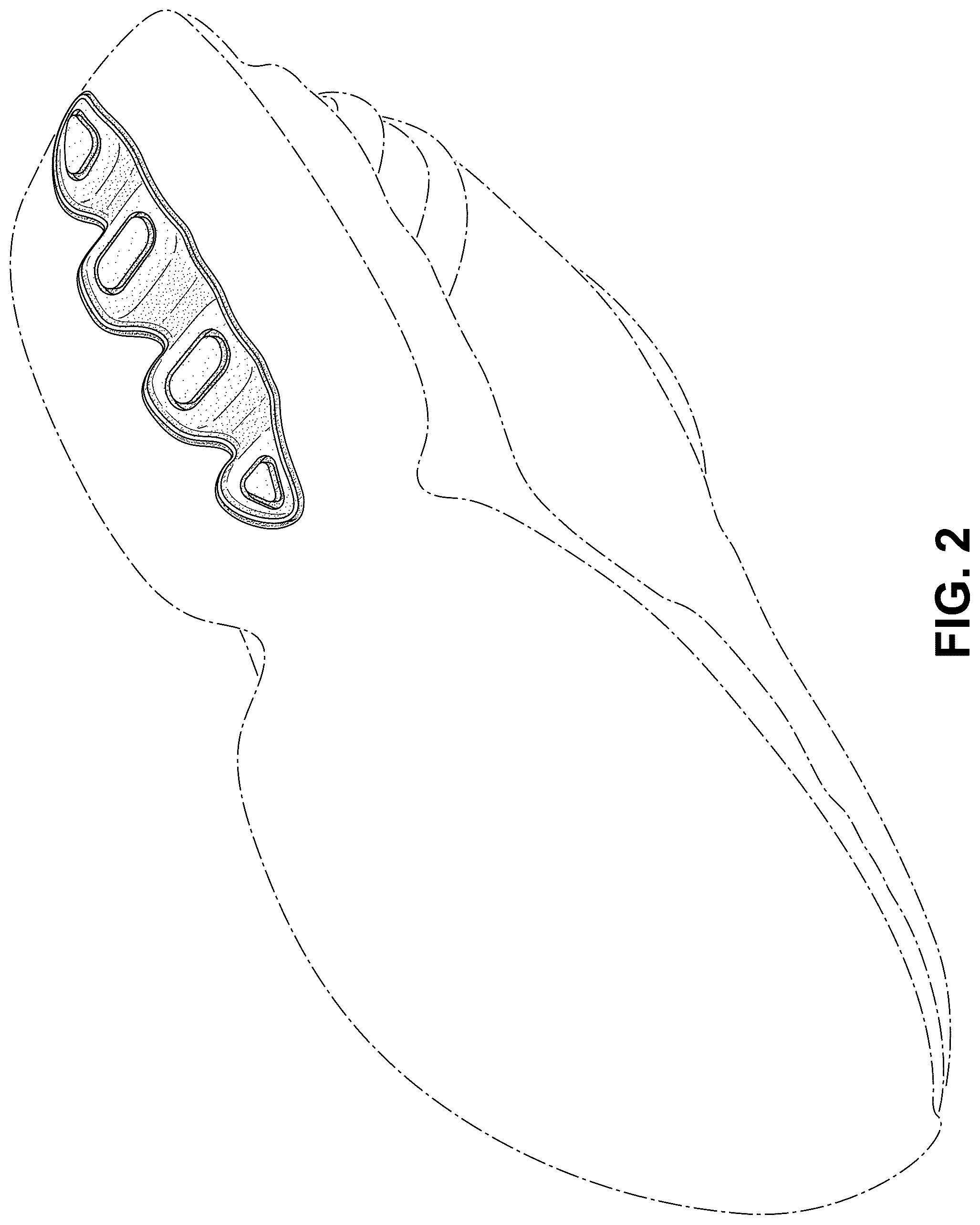 Patent USD1076371 Figure 2 – Shoe