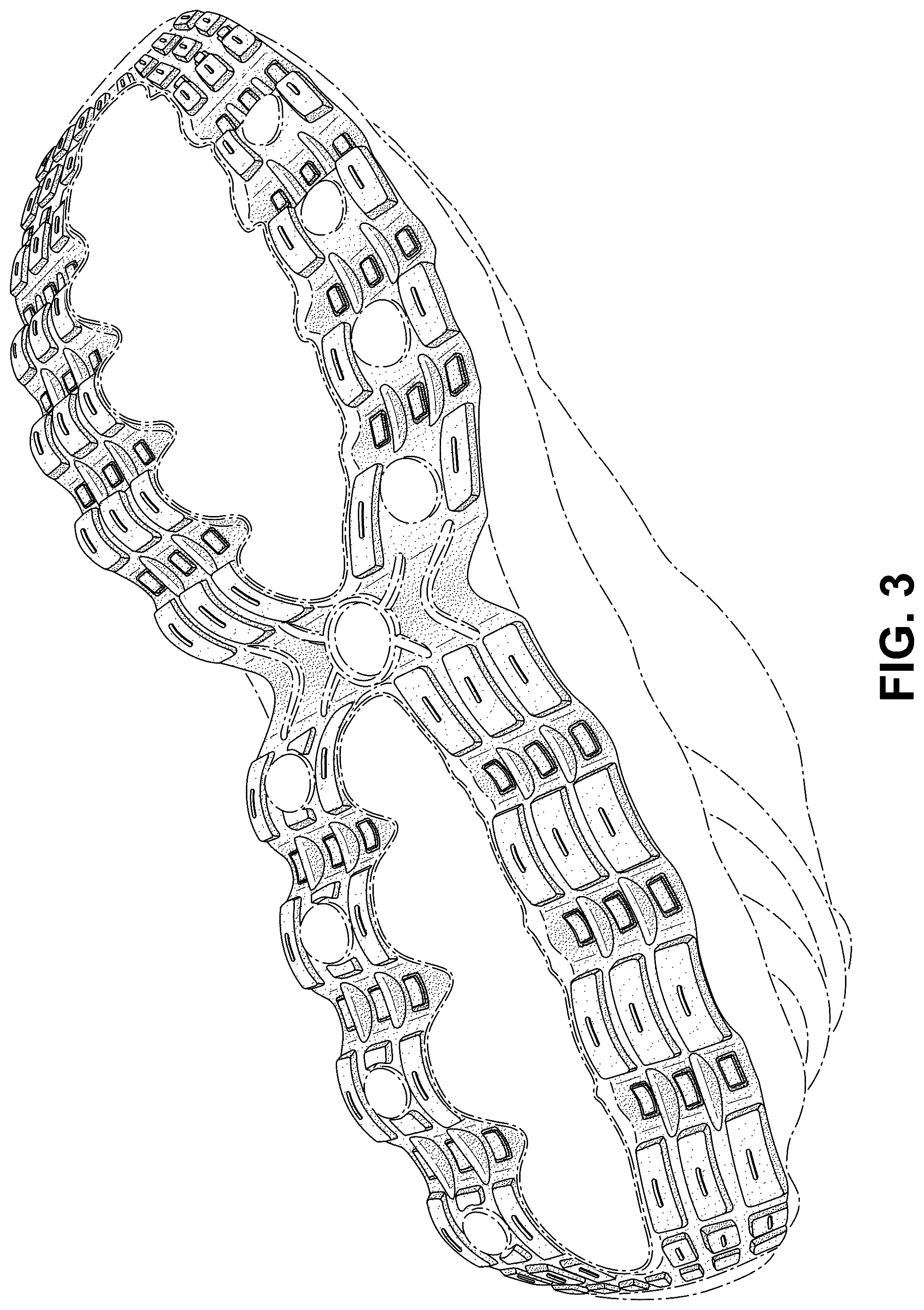 Patent USD1076372 Figure 3 – Shoe