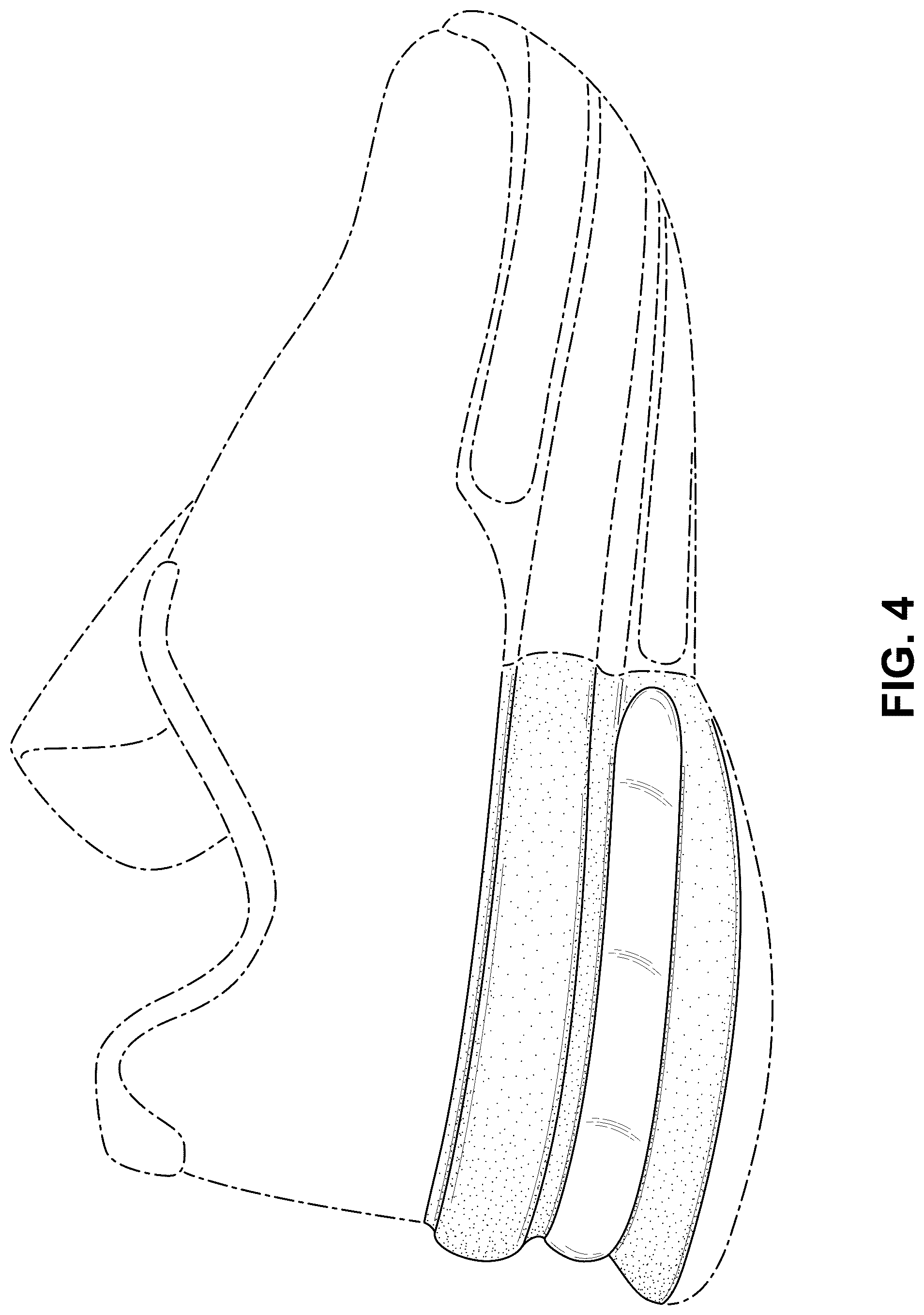 Patent USD1076374 Figure 4 – Shoe