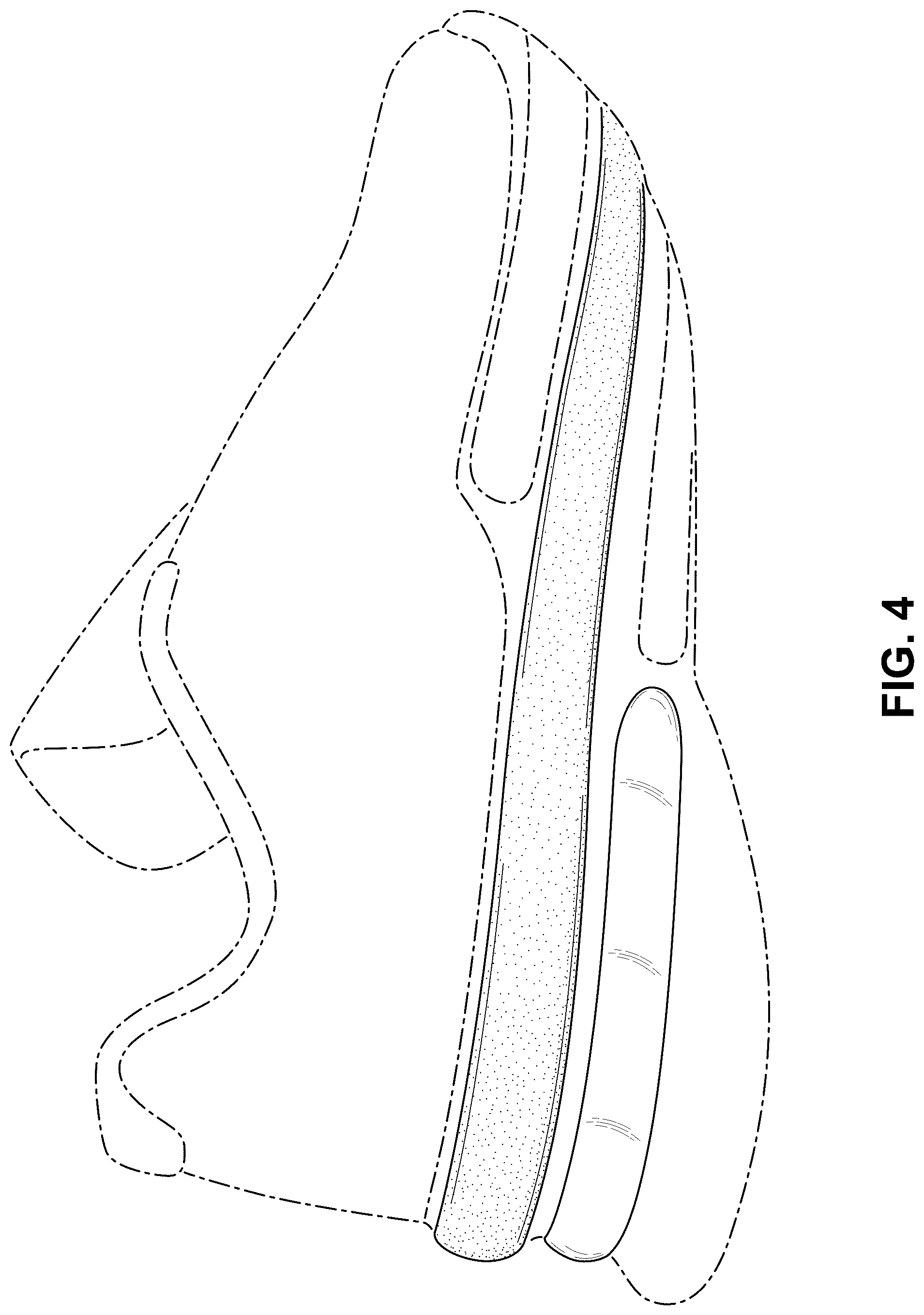 Patent USD1076375 Figure 4 – Shoe