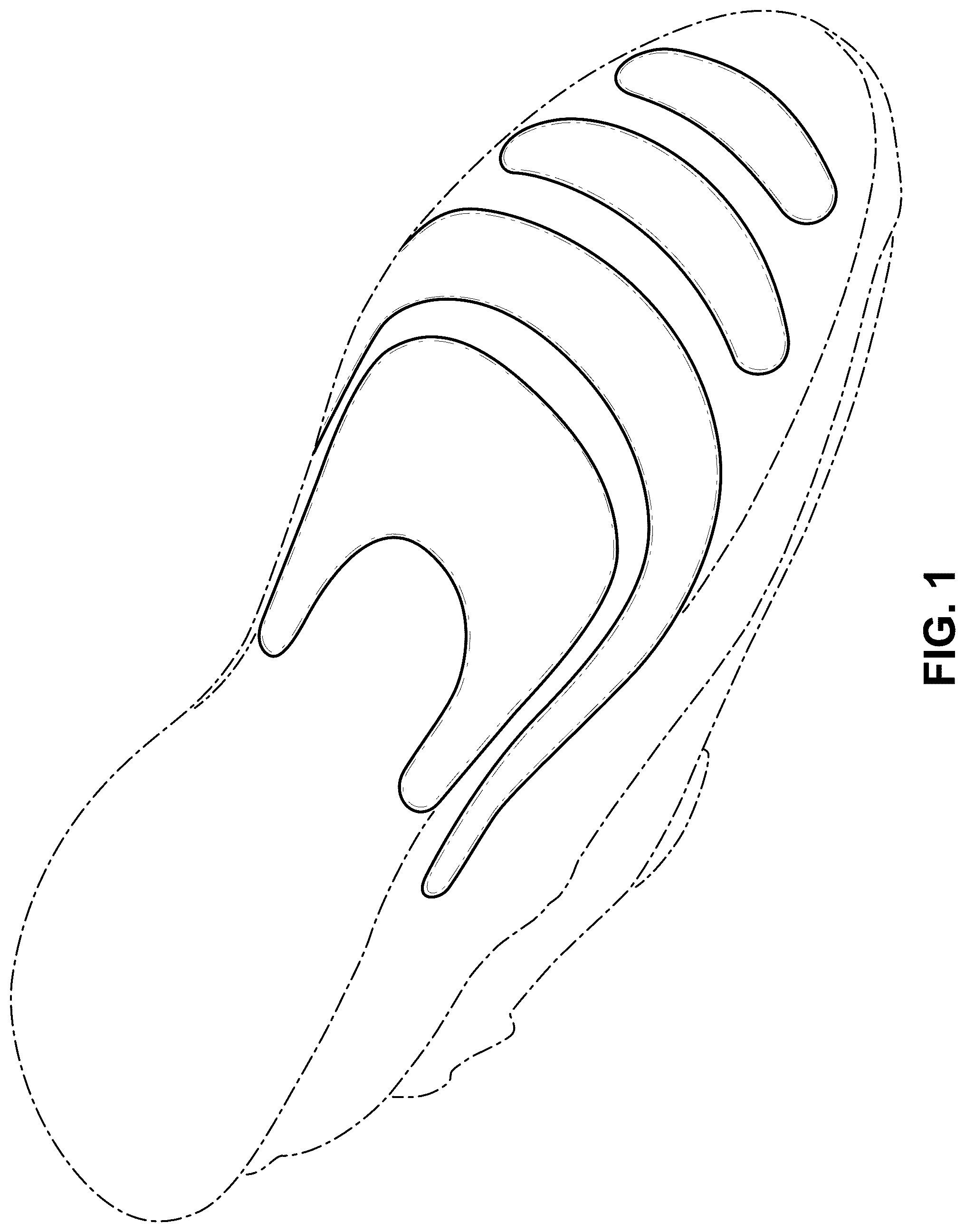 Patent USD1076376 Figure 1 – Shoe