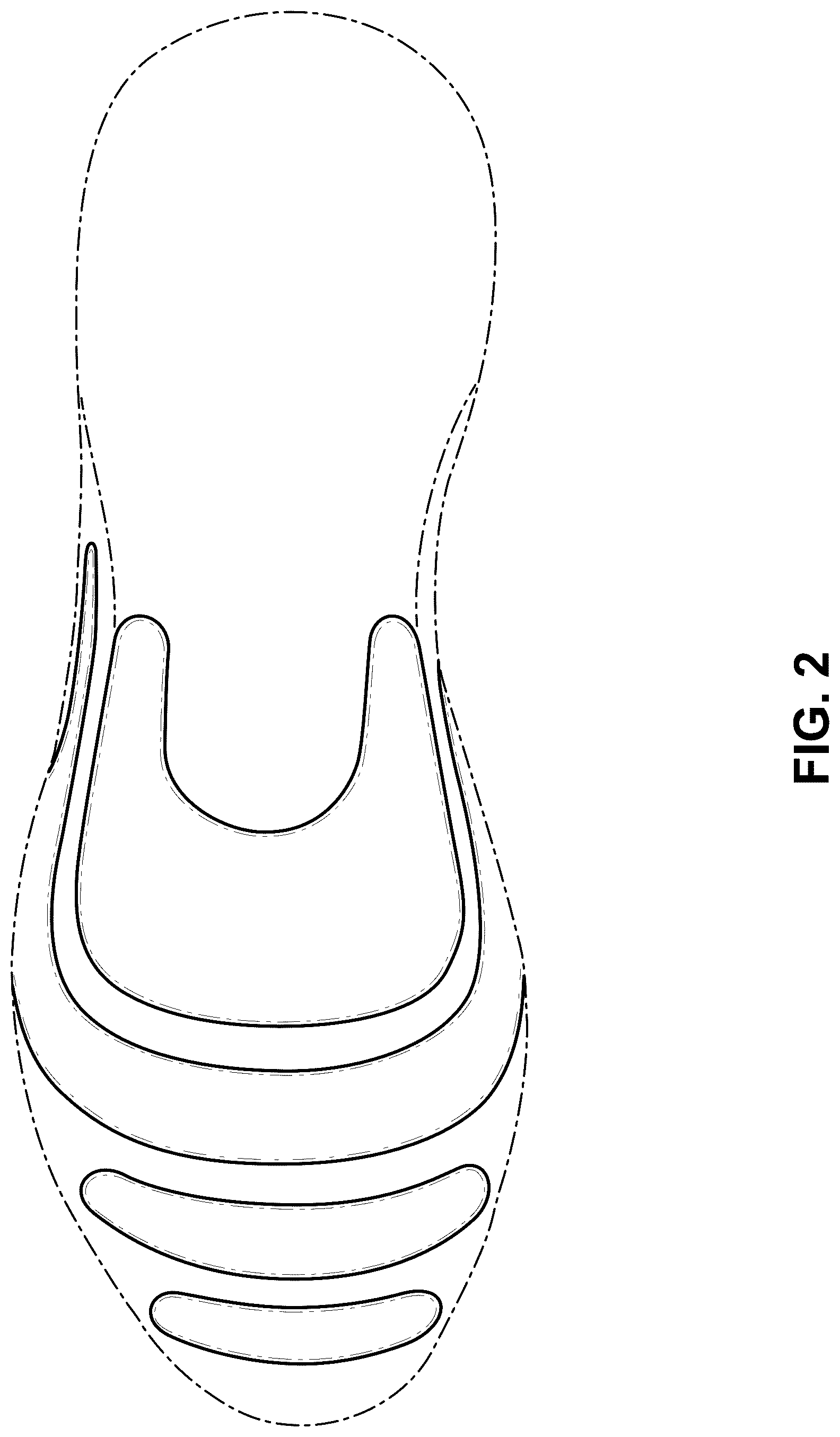 Patent USD1076376 Figure 2 – Shoe